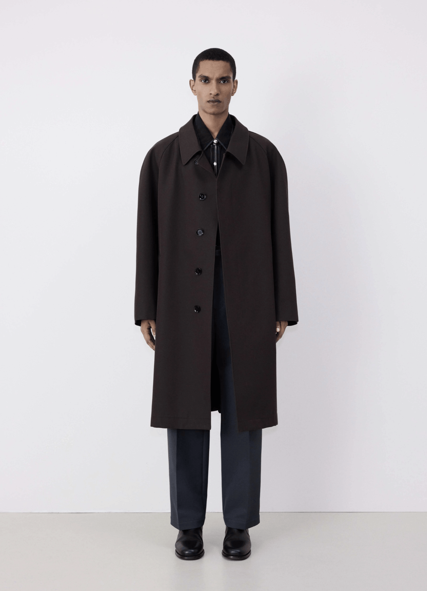 Lemaire Lemaire Car Coat Unisex Brown 46/S Size US S / EU 44-46 / 1 - 2 Thumbnail