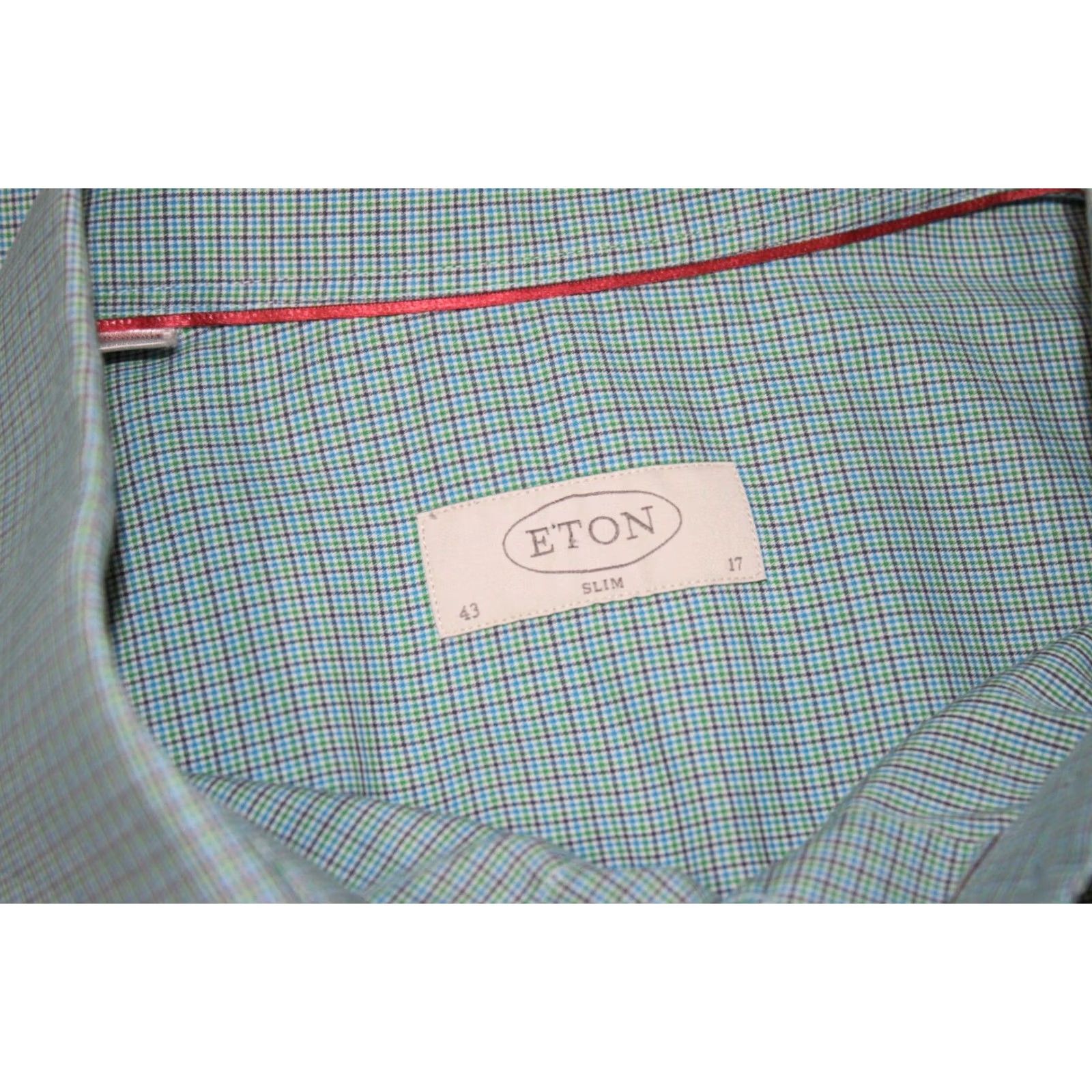 Eton Eton of Sweden Slim Shirt Mens Blue Size 43 17 Size US XL / EU 56 / 4 - 5 Thumbnail