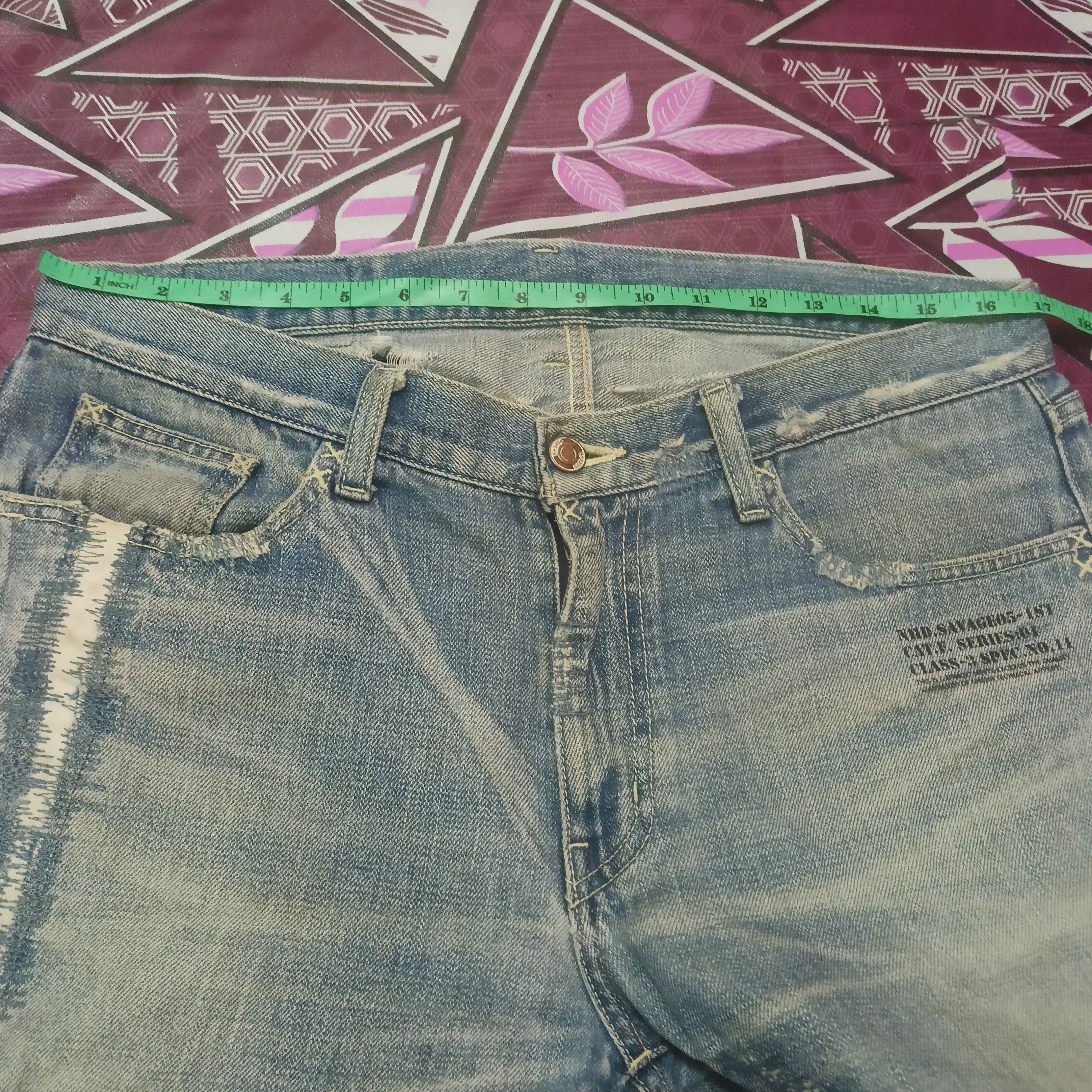 Neighborhood Rare!!! Neighborhood Savage Selvedge Jeans Distressed Jeans Size US 33 - 24 Thumbnail