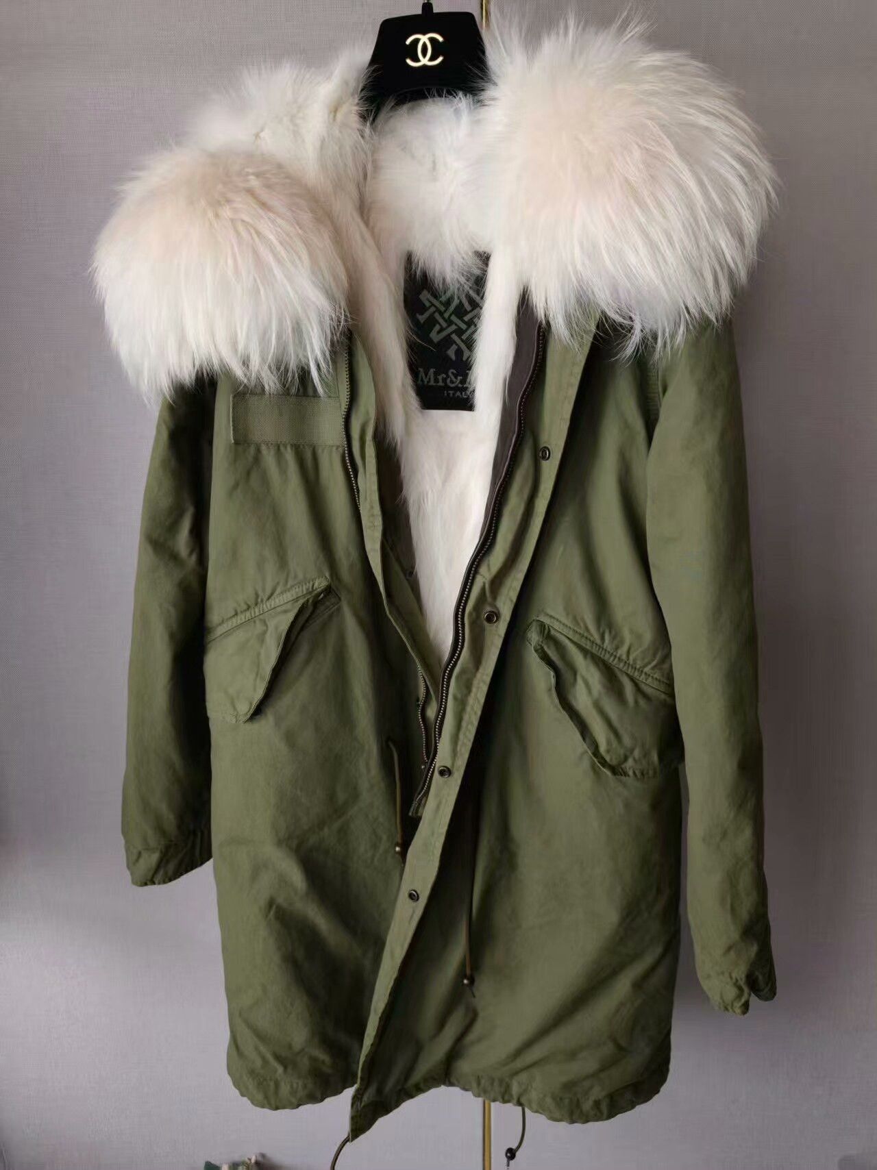 MR & MRS ITALY Mr&Mrs Fur Couple Coat Size XXS / US 00 / IT 34 - 1 Thumbnail