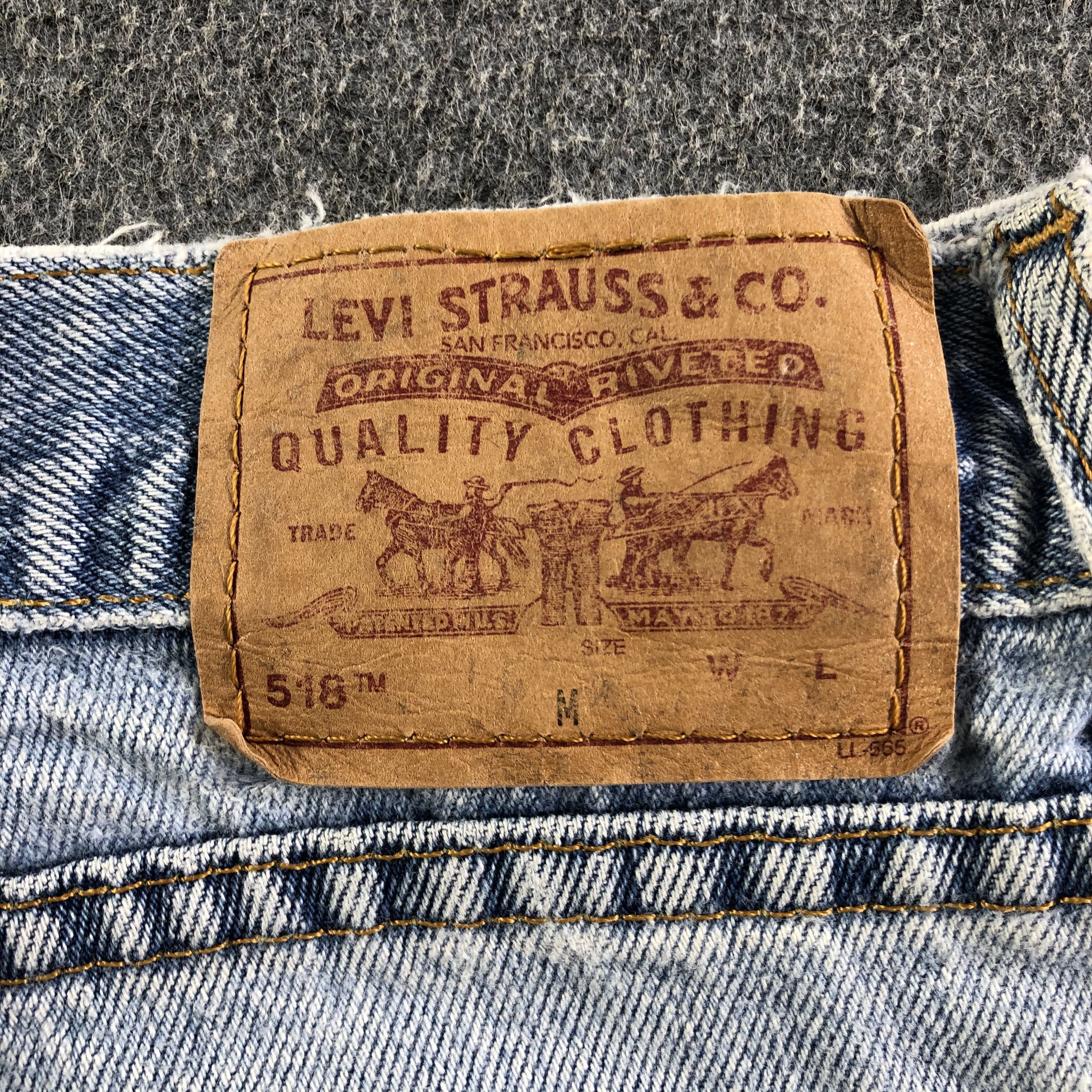 Levi's Vintage Light Wash Levis 518 Jeans-J3245 Size US 30 / EU 46 - 5 Thumbnail