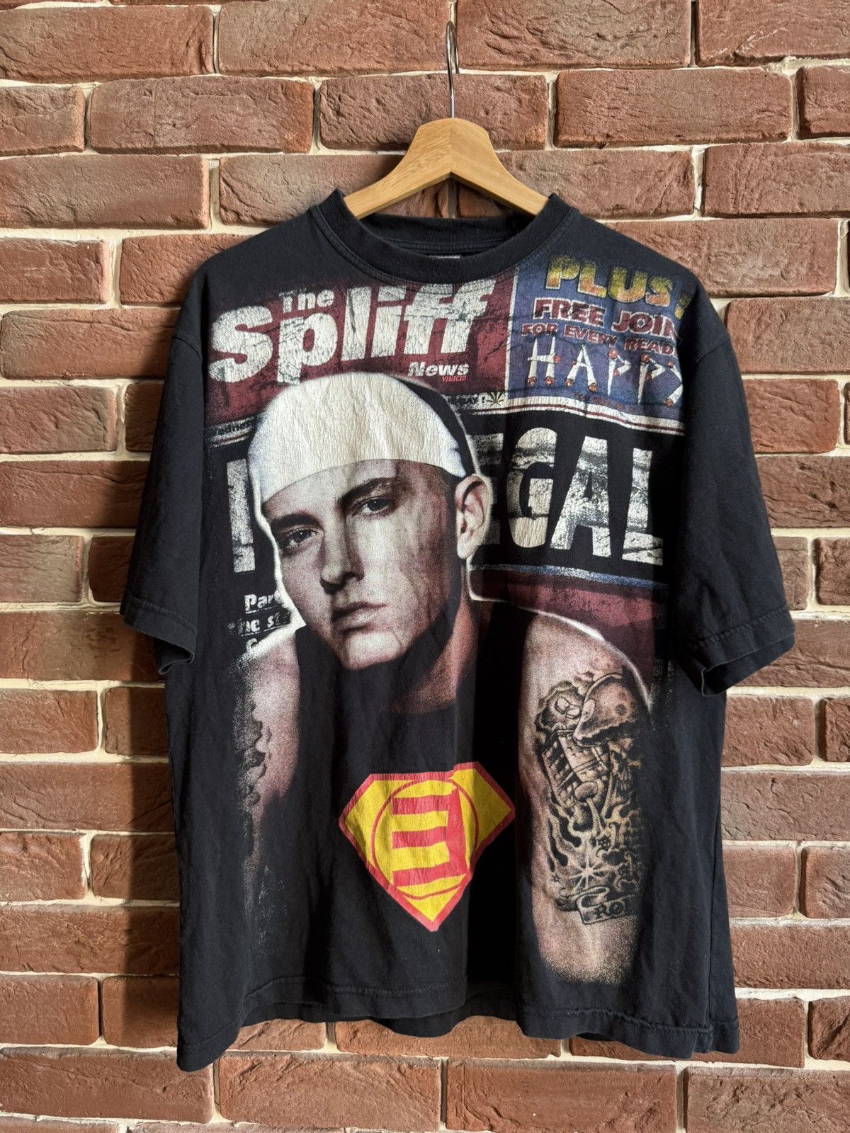 Band Tees 00s Eminem Vintage Rap Tour Tee Hip Hop Rare Band Y2K D12 L Size US L / EU 52-54 / 3 - 1 Thumbnail