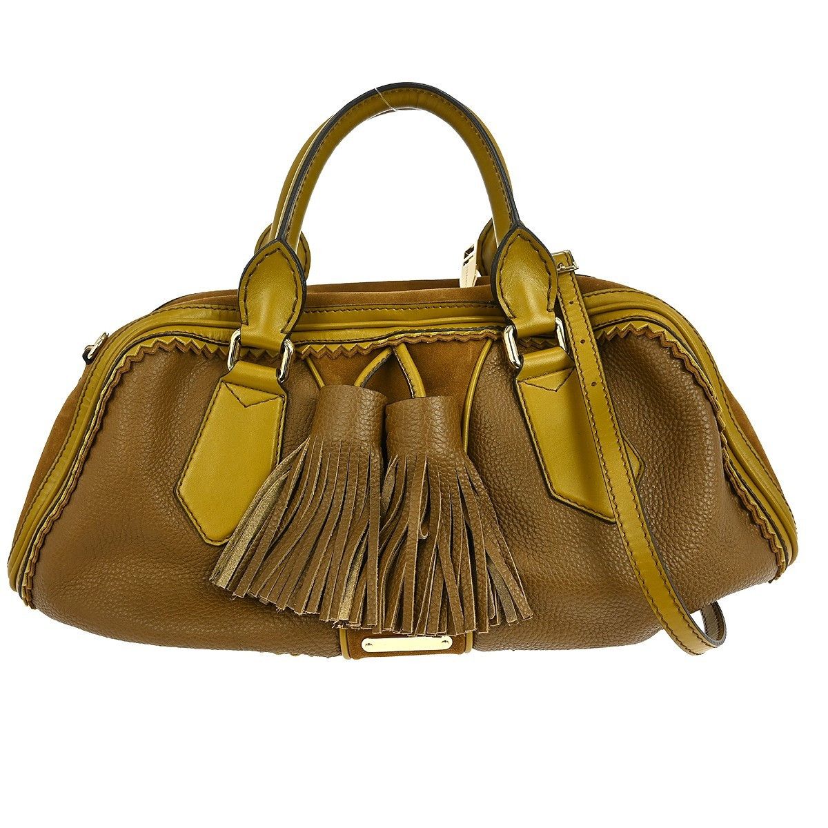 Burberry Burberry Vintage Handbag Leather Size ONE SIZE - 1 Thumbnail