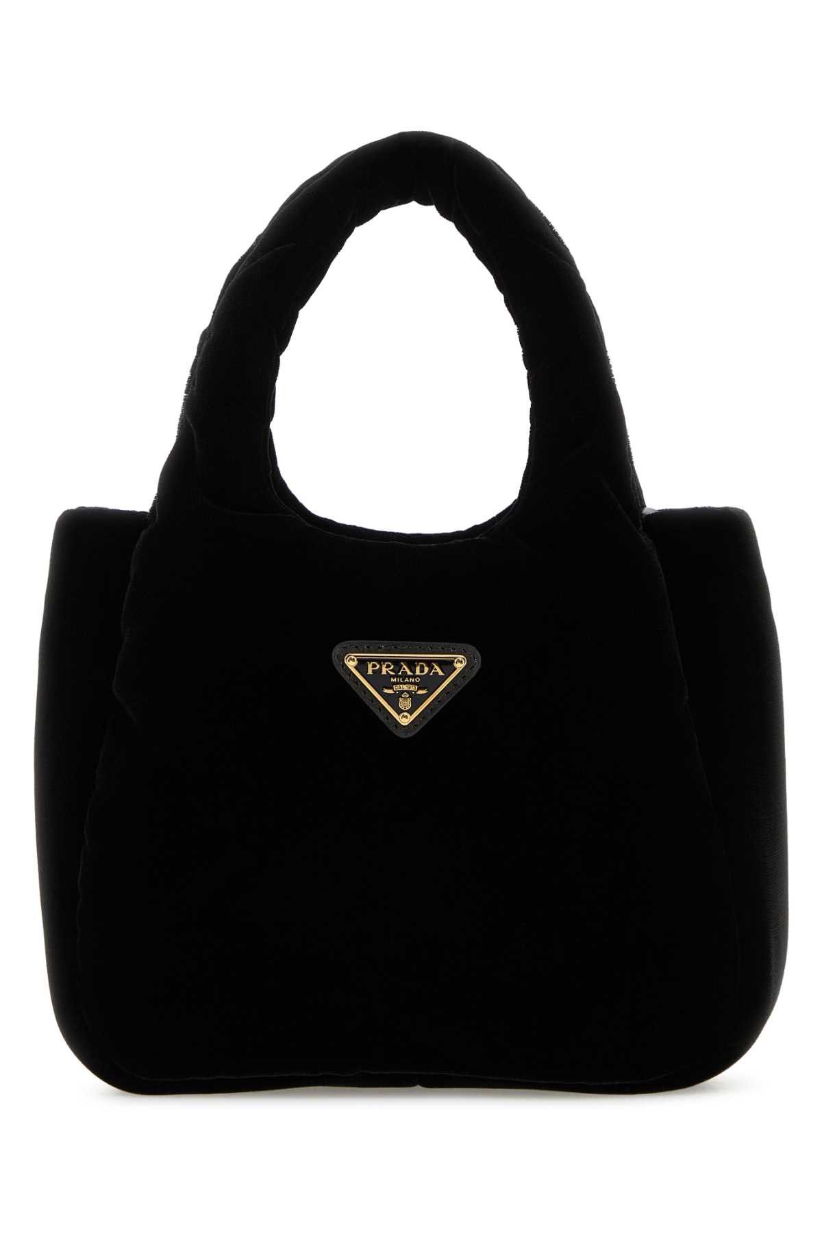 Black Velvet Handbag