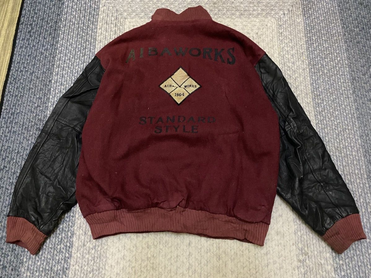 Japanese Brand VINTAGE AIBAWORKS LEATHER ARM WOOL BODY Size US L / EU 52-54 / 3 - 3 Thumbnail
