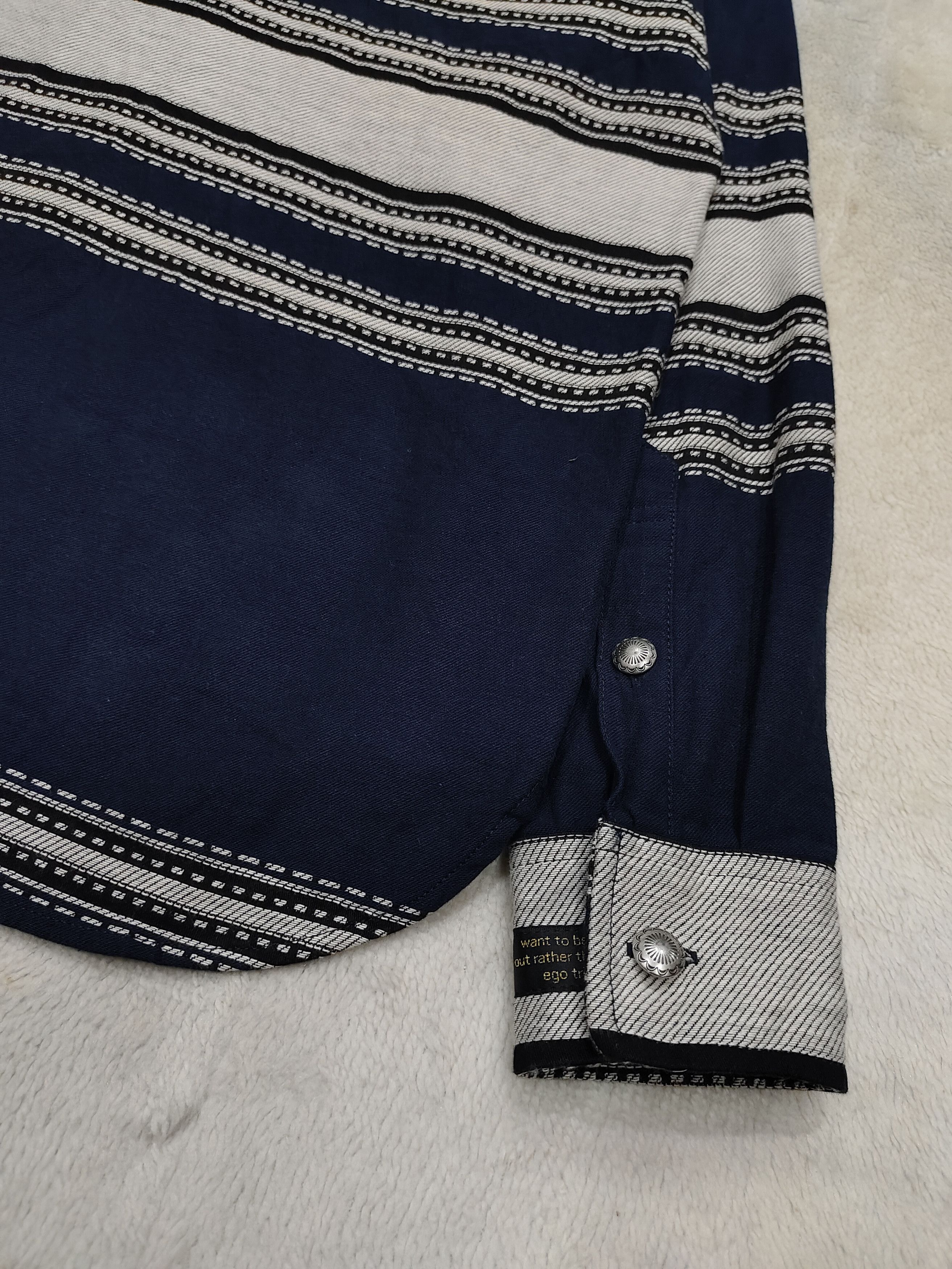 Ego Tripping 🇯🇵 Ego Tripping 🇯🇵 Striped Rugged Flannel Shirt Size US M / EU 48-50 / 2 - 5 Thumbnail