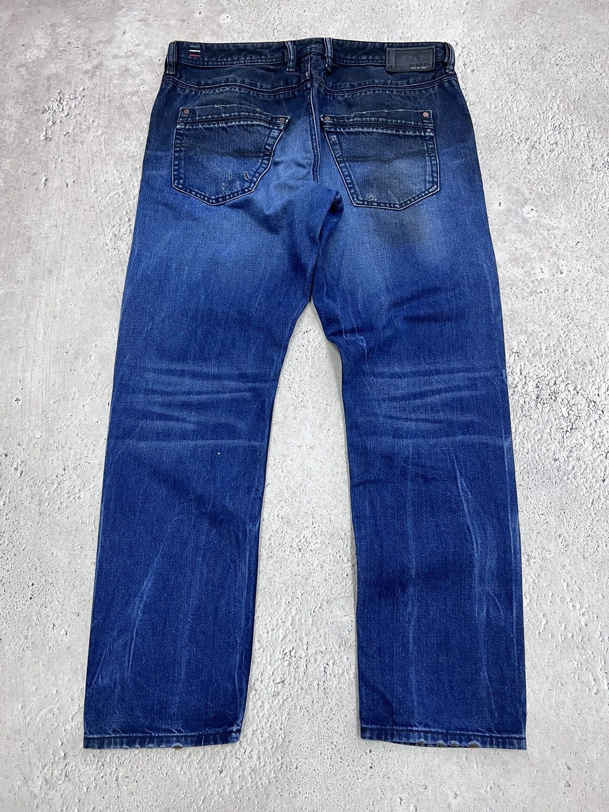 Diesel × Vintage Y2K Vintage Diesel Jeans Denim Washed CARGO Pants Size US 34 / EU 50 - 10 Thumbnail