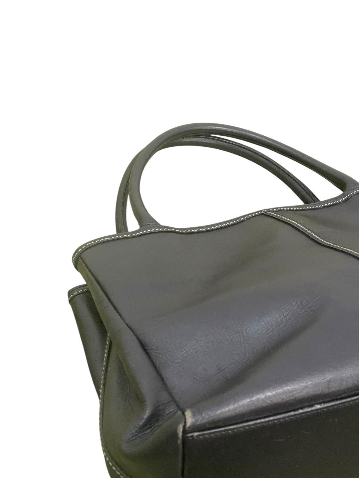 Genuine Leather Full Leather Art Berg Japan Tote Hand Bag 2🟩2 Size ONE SIZE - 17 Thumbnail