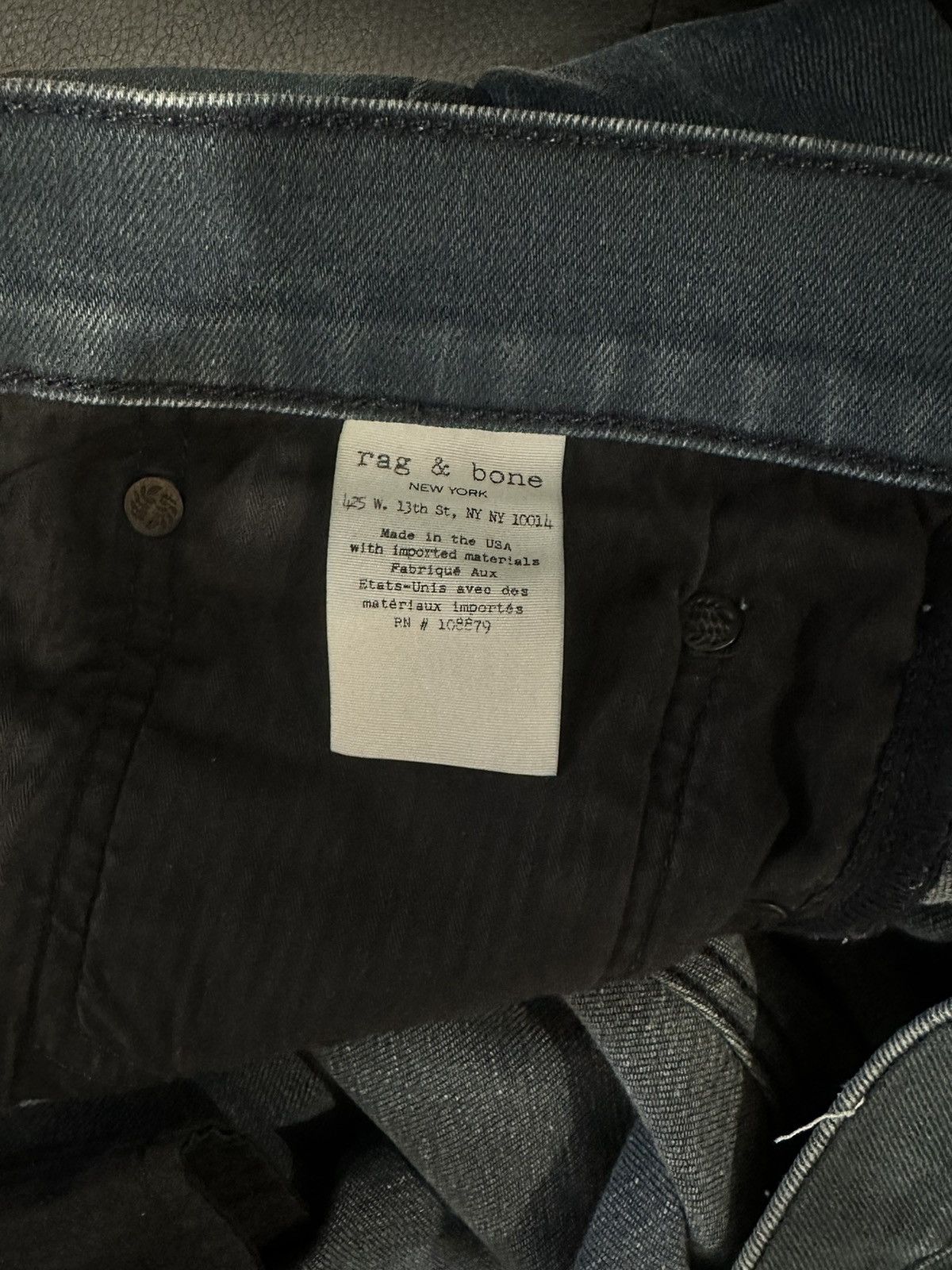 Rag & Bone × Vintage Rag & Bone Blue Casual Pants Size 36 x 32 Size US 36 / EU 52 - 5 Thumbnail