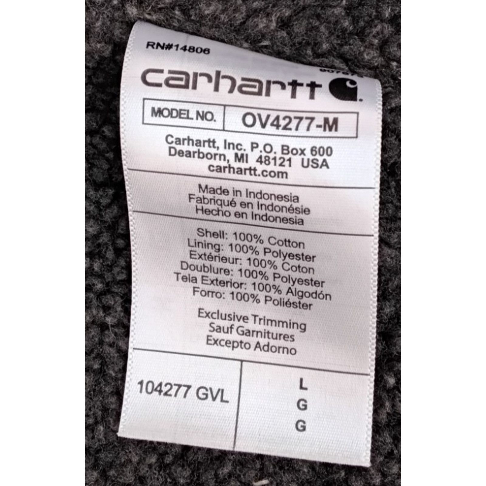Carhartt Carhartt Canvas Duck Fleece Lined Vest Men's L Gray NWT Size US L / EU 52-54 / 3 - 12 Thumbnail