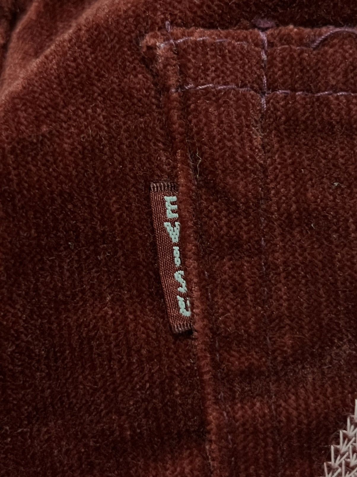 Evisu × Japanese Brand RARE! Evisu Japan Maroon Corduroy Pants Size US 35 - 8 Thumbnail