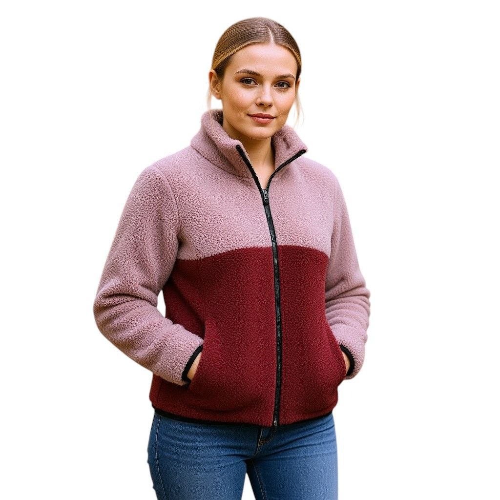 Lucky Brand Lucky Brand Colorblock Lightweight Faux Shearling Jacket, M Size M / US 6-8 / IT 42-44 - 1 Thumbnail