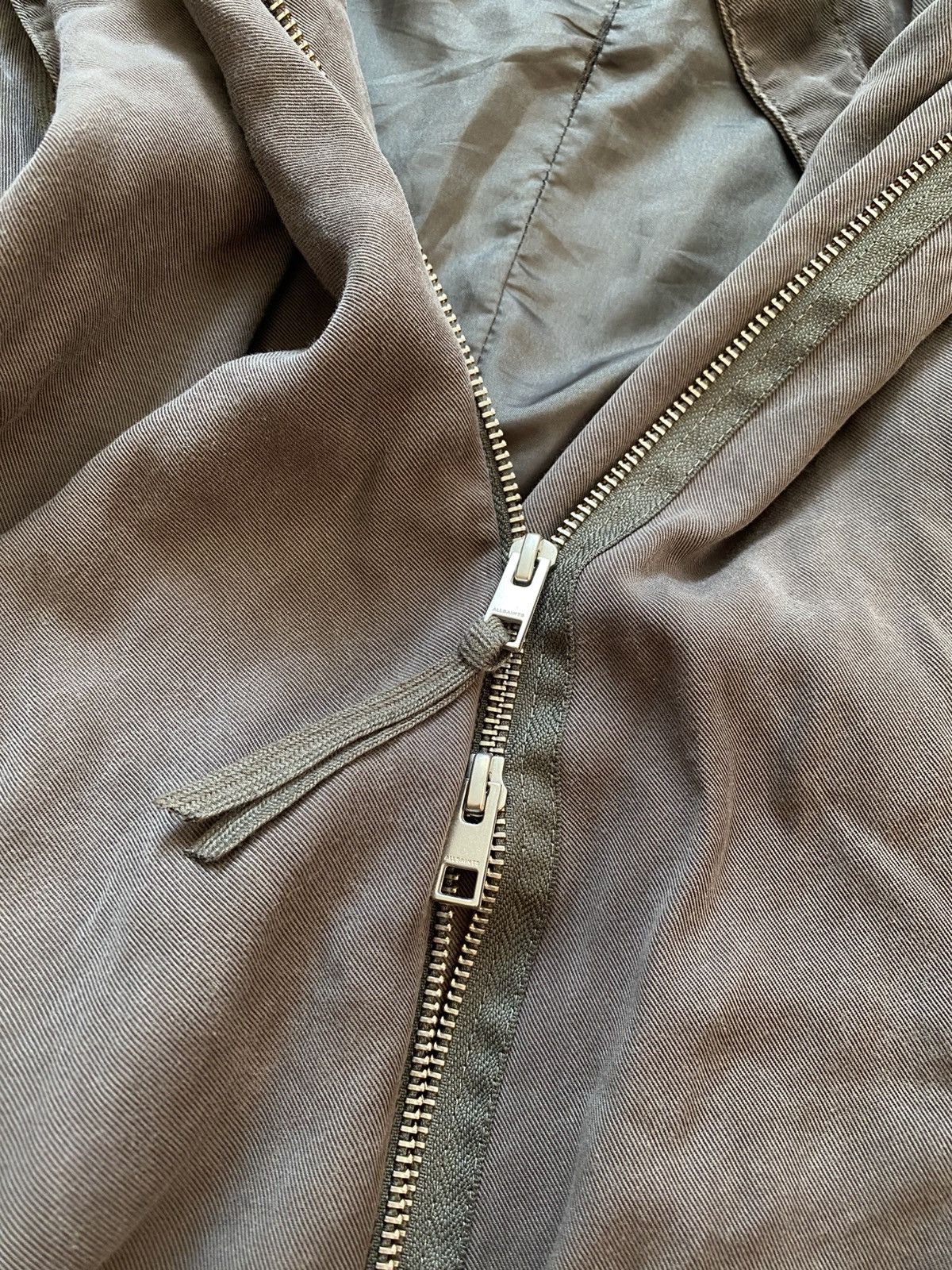 Allsaints × If Six Was Nine CRAZY RICK OWENS STYLE DISTRESSED MULTI ZIPPER CARGO JACKET Size L / US 10 / IT 46 - 7 Thumbnail