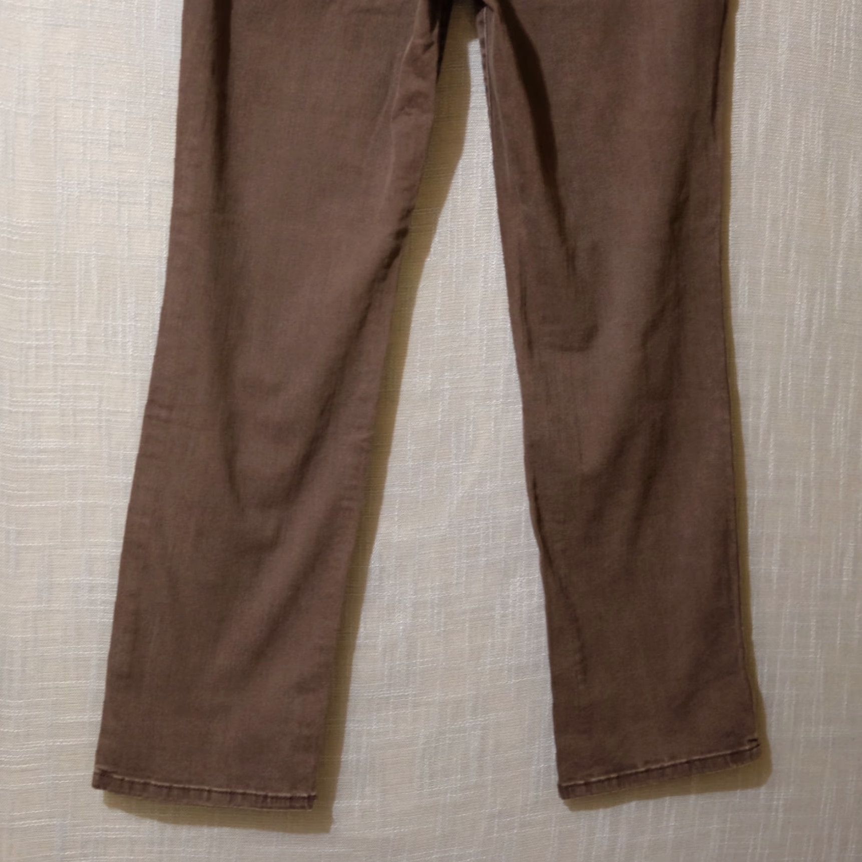 Vintage Bandolino Mandie Jeans Stretch Mid-Rise Brown Denim Women's 10 Straight #H98-10 Size 32" / US 10 / IT 46 - 7 Thumbnail