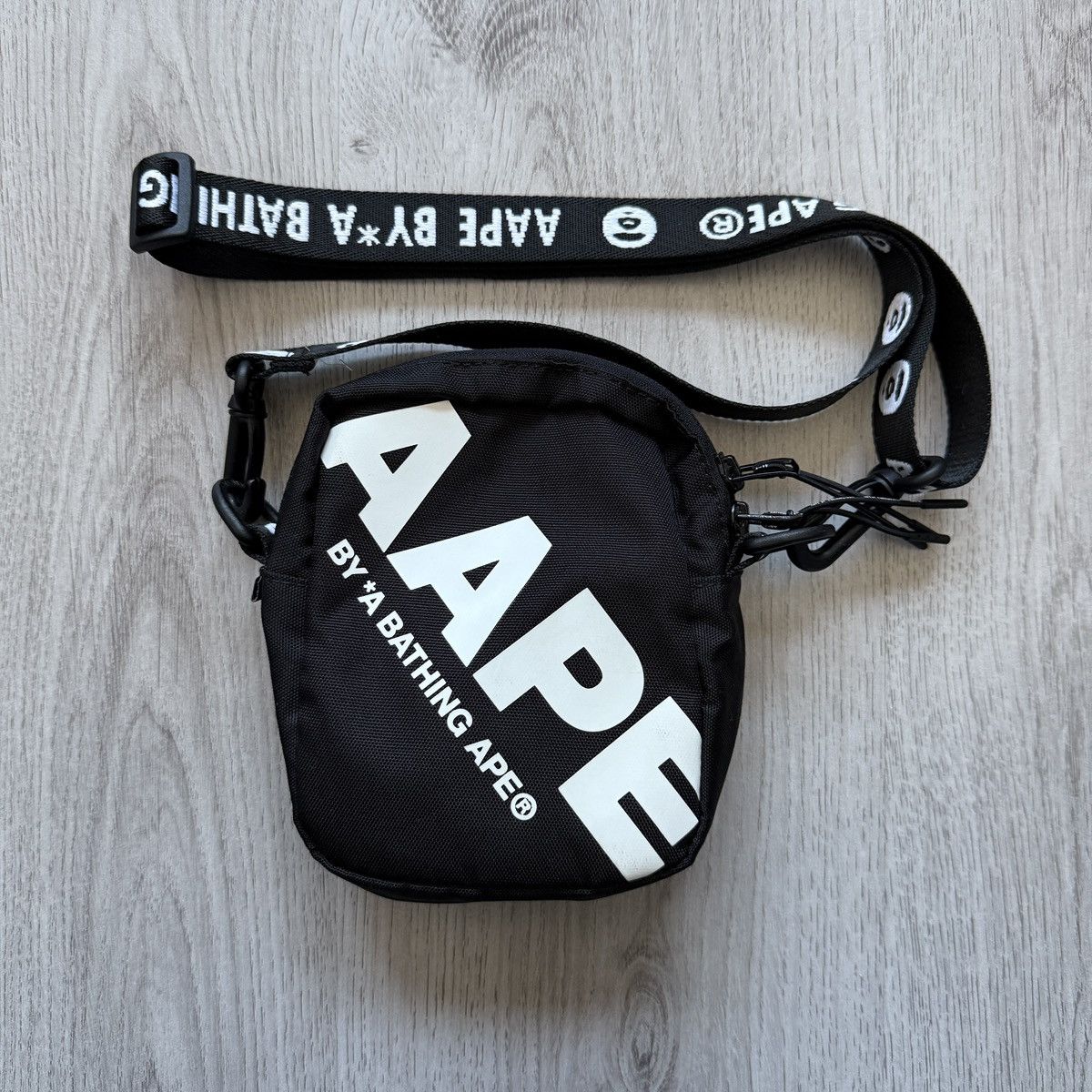 Aape By A Bathing Ape Sling Strap Bag in Black, Men's