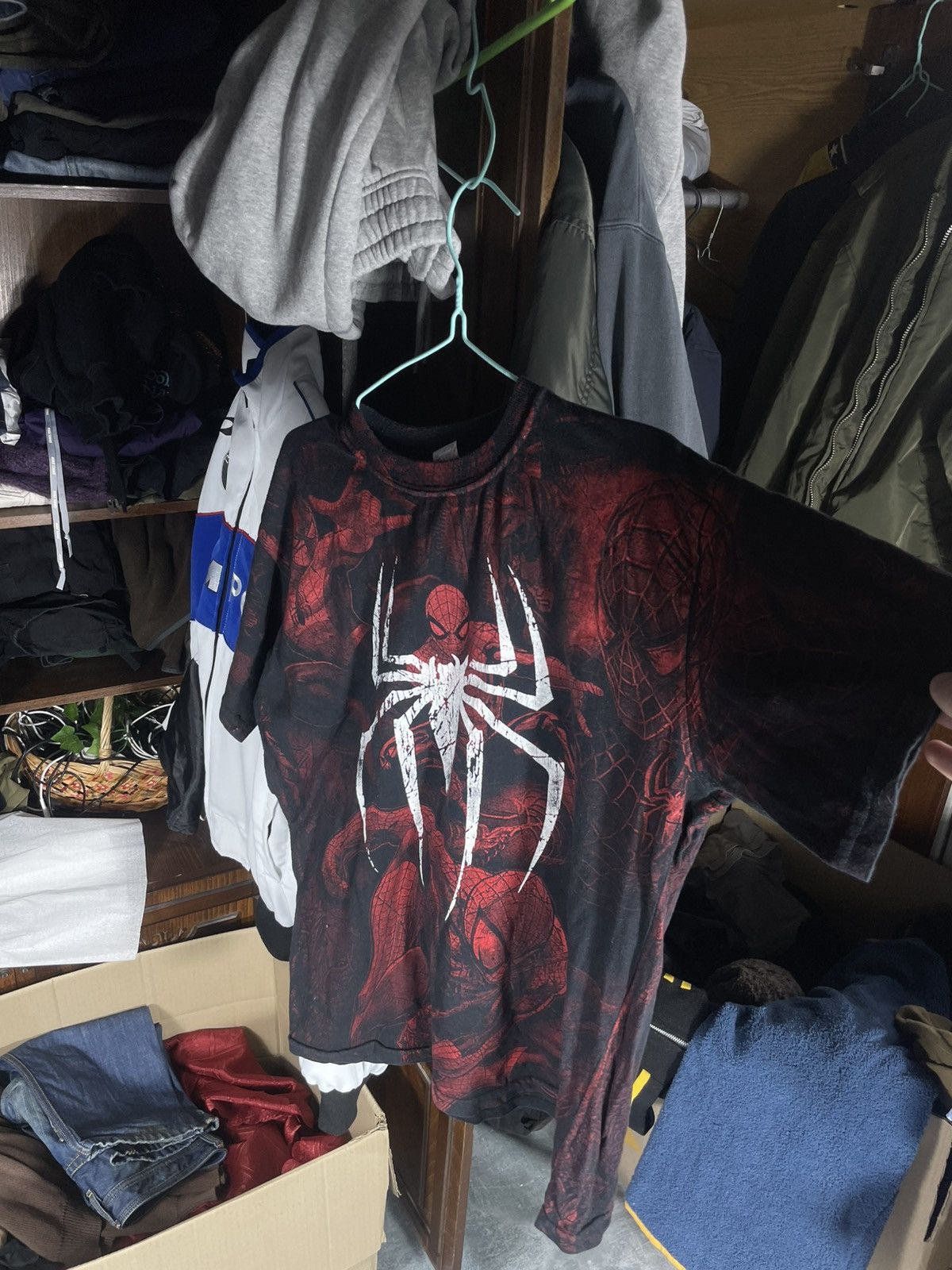 Marvel Comics Marvel Comics Spider Man overpint big logo 00ss tee t-shirt Size US L / EU 52-54 / 3 - 2 Thumbnail