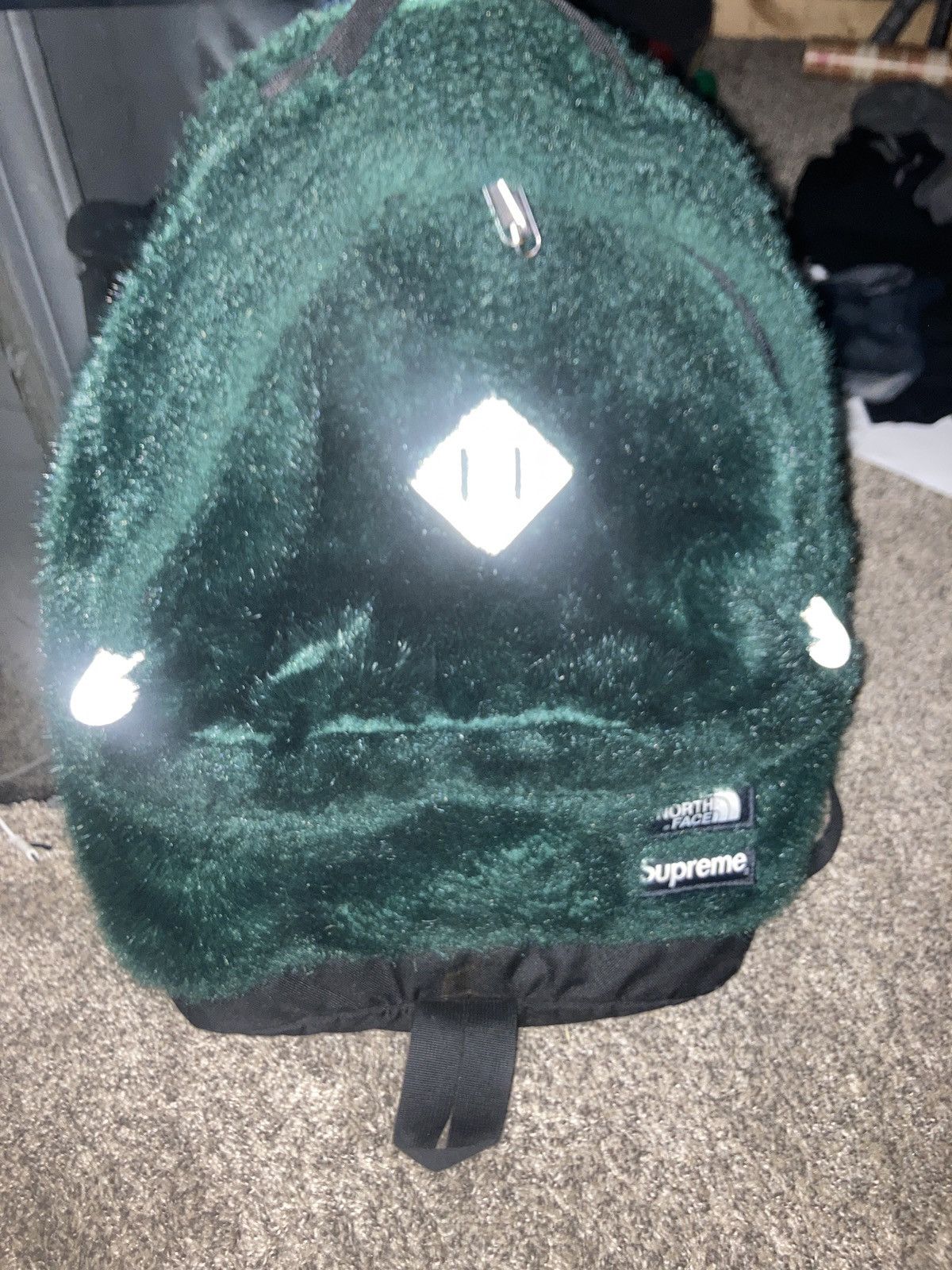 Supreme The North Face Supreme fur green backpack Grailed