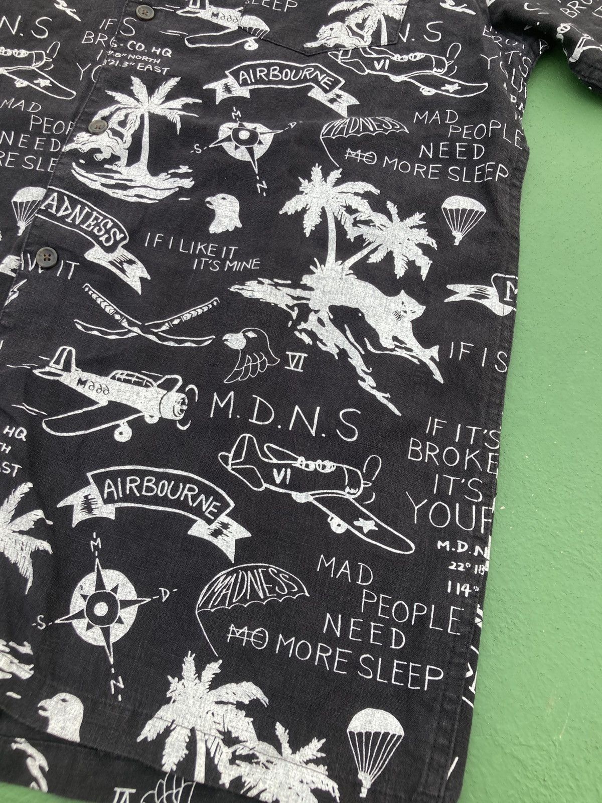 Madness Madness 18SS Collage AOP Graphic Illustration Shirt Size US XL / EU 56 / 4 - 5 Thumbnail