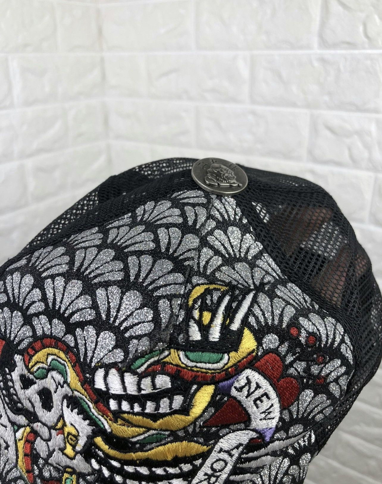 Ed Hardy Vintage Ed Hardy Cap Y2K Size ONE SIZE - 6 Thumbnail