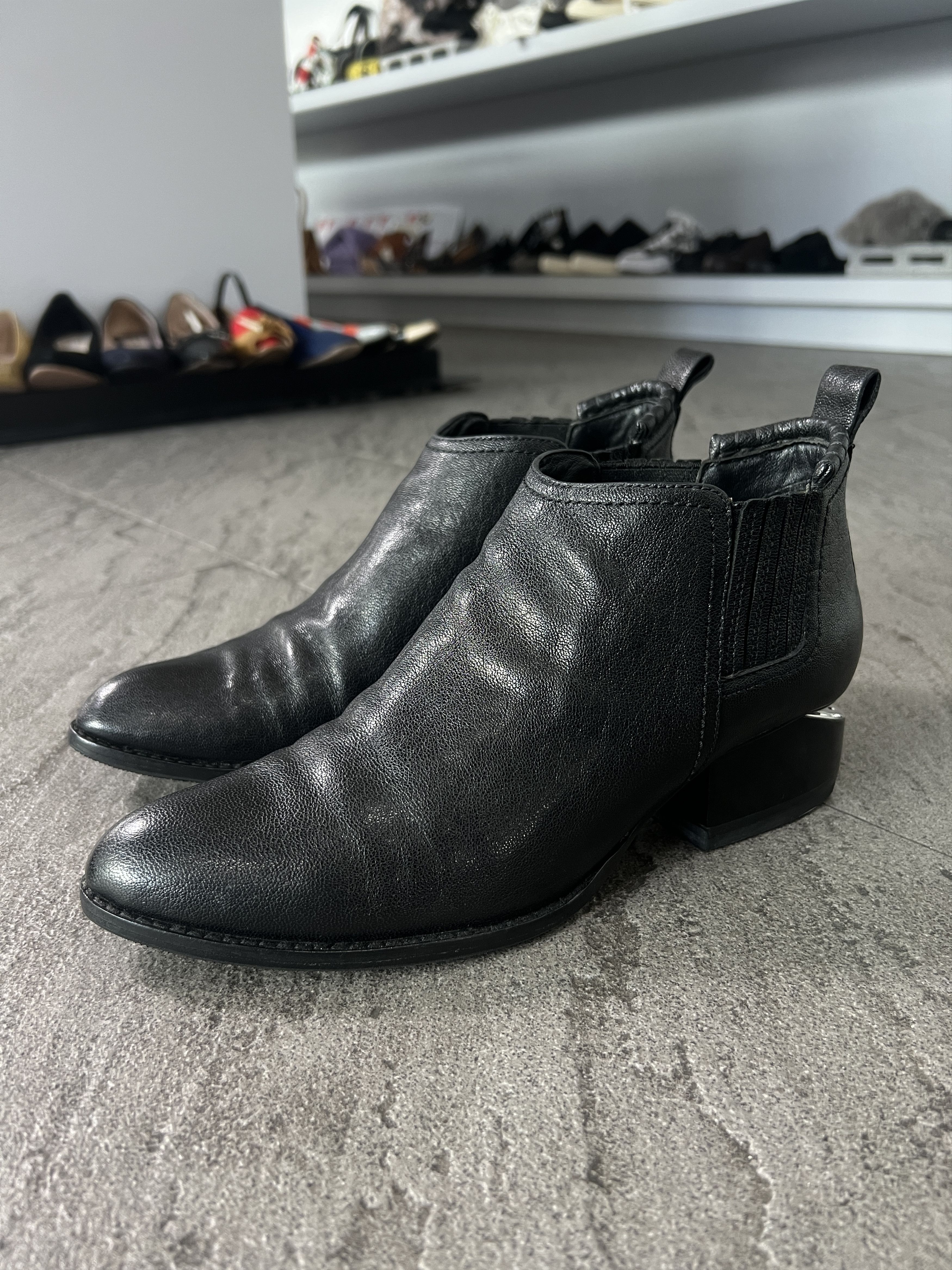 Alexander Wang Alexander Wang Leather Ankle Boots Vibram Sole EU40 Size US 7 / EU 40 - 4 Thumbnail