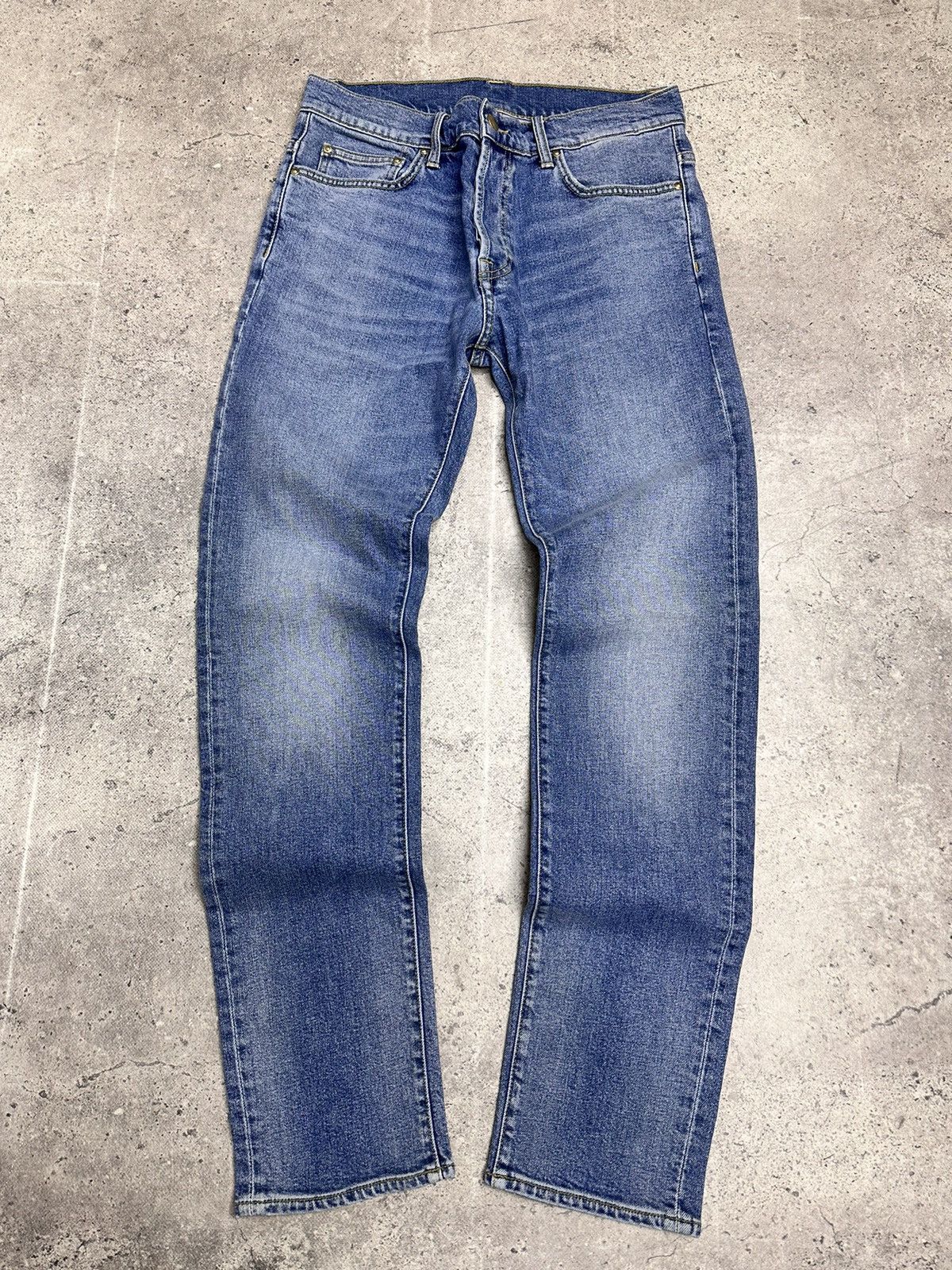 Carhartt Carhartt Blue Slim Denim Pants Excellent Condition Size 30 Size US 30 / EU 46 - 2 Thumbnail