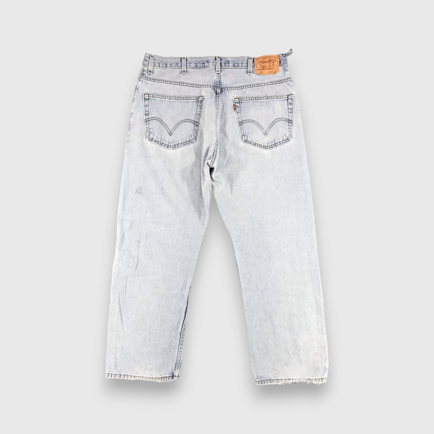 Levi's Light Washed Vintage Levis 505 Jeans-J979 Size US 36 / EU 52 - 2 Thumbnail