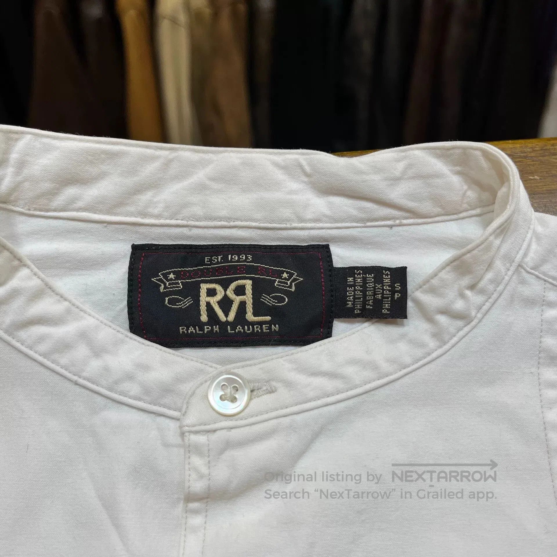 RRL Ralph Lauren RRL Ralph Lauren White Shirt. Size US S / EU 44-46 / 1 - 3 Thumbnail