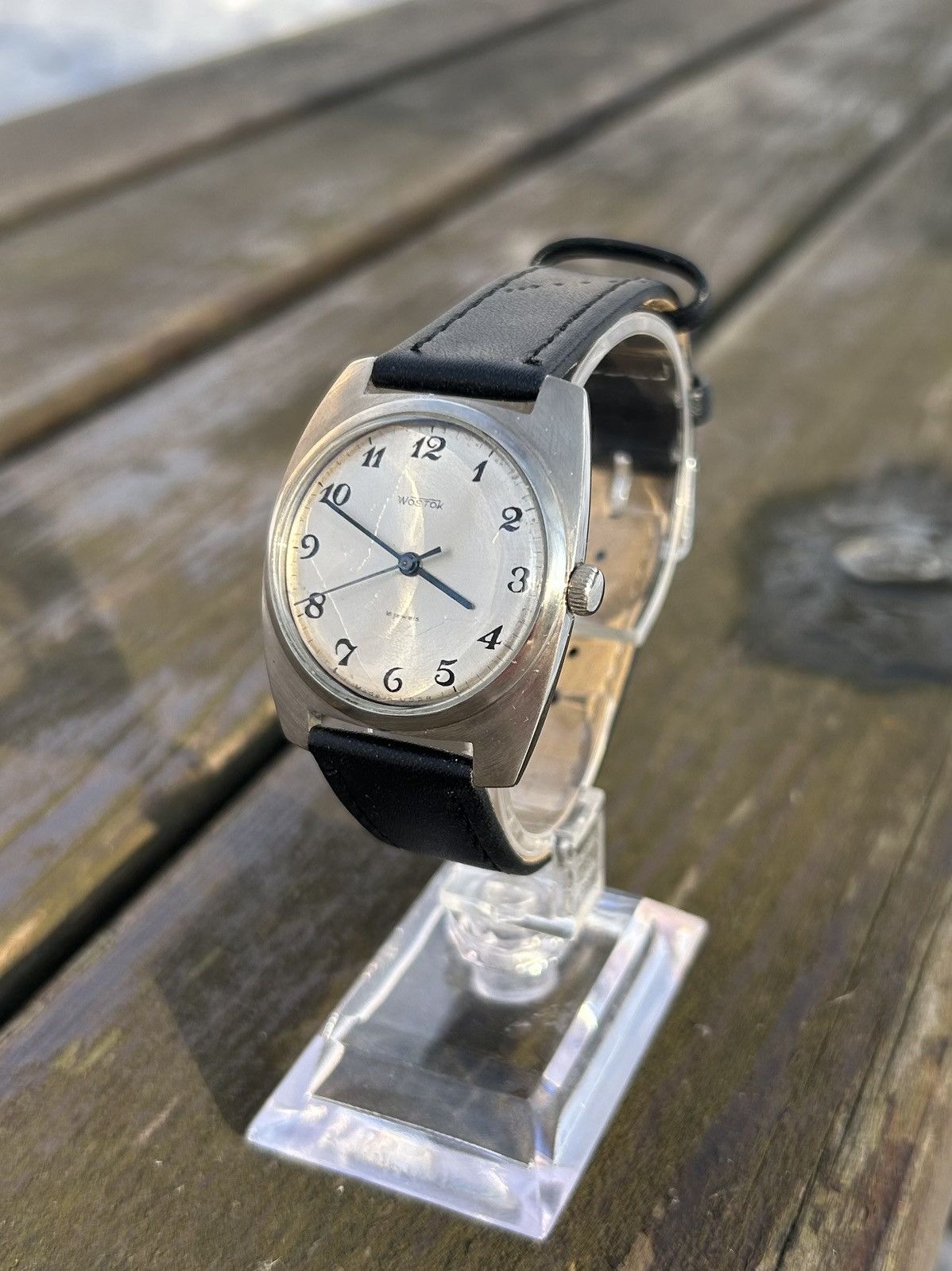 Vintage Vintage Watch Soviet USSR Mechanical Wostok Hand Winding Size ONE SIZE - 4 Thumbnail