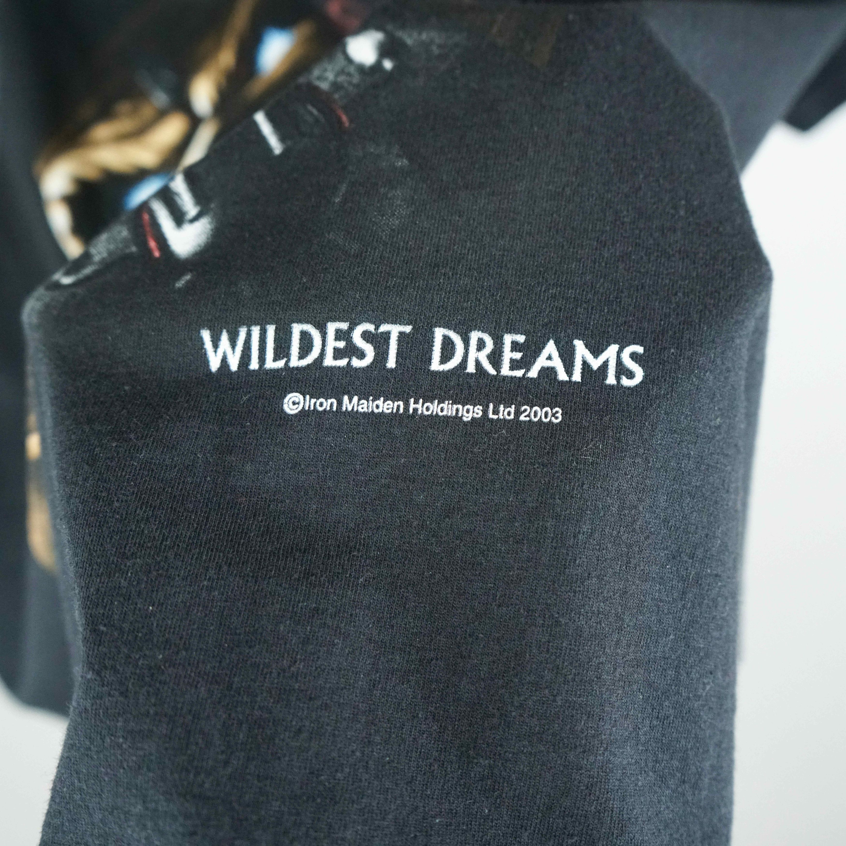 Band Tees 2003 VINTAGE IRON MAIDEN TOUR TSHIRT WILDEST DREAMS BAND TEE Size US XL / EU 56 / 4 - 3 Thumbnail