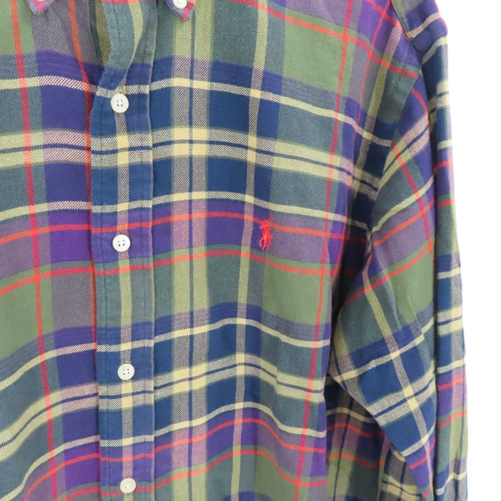 Ralph Lauren Ralph Lauren Golf Shirt Men Large Multicolor Collared Long Sleeve Button-Up Classic Fit Size US L / EU 52-54 / 3 - 4 Thumbnail
