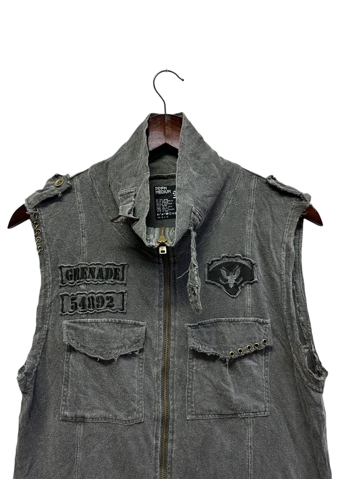 PPFM 🔥ppfm army sleeveless zipper Size US M / EU 48-50 / 2 - 2 Thumbnail