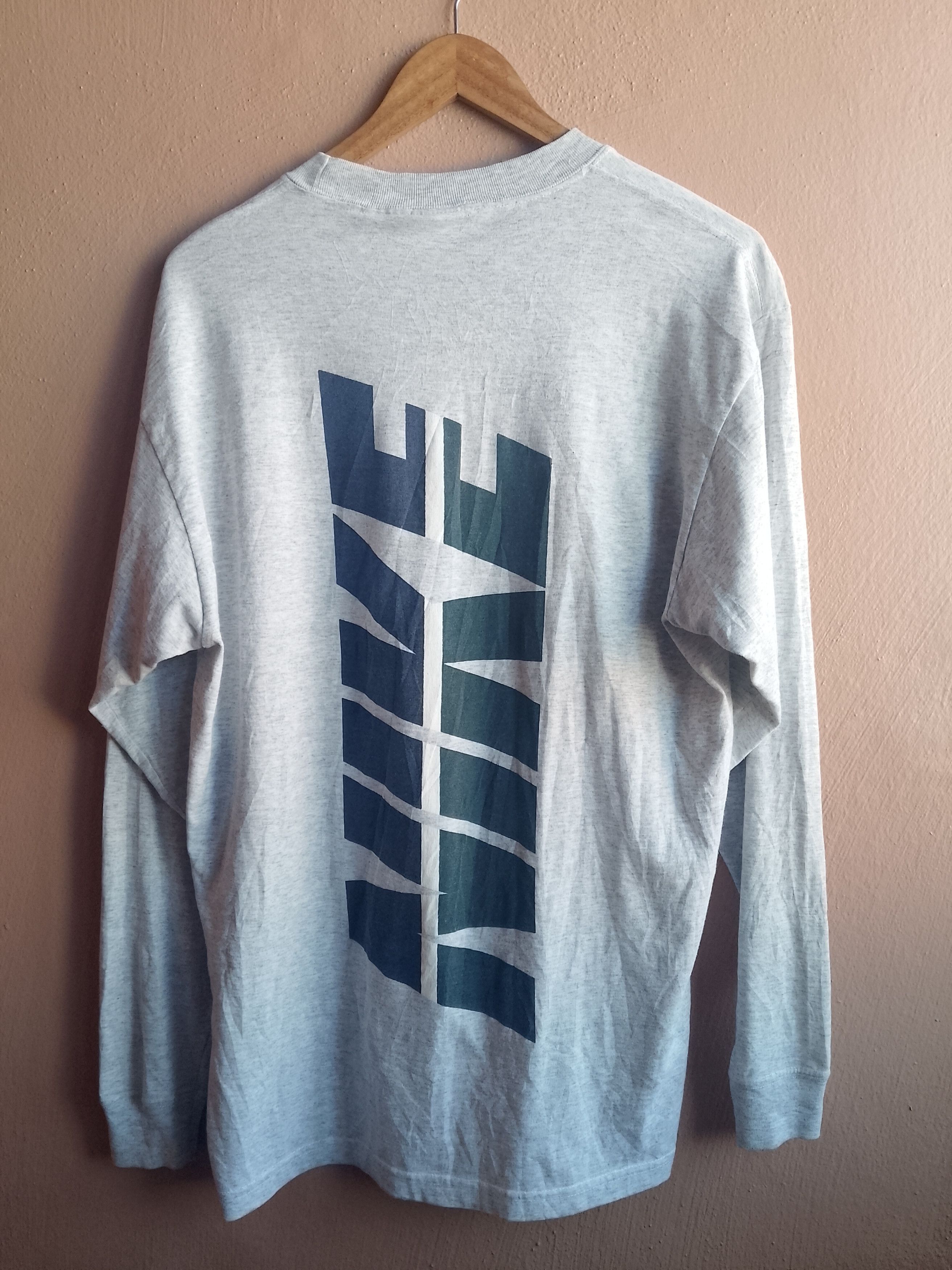 Nike × Vintage Vintage long sleeve Nike tee Size US L / EU 52-54 / 3 - 3 Thumbnail