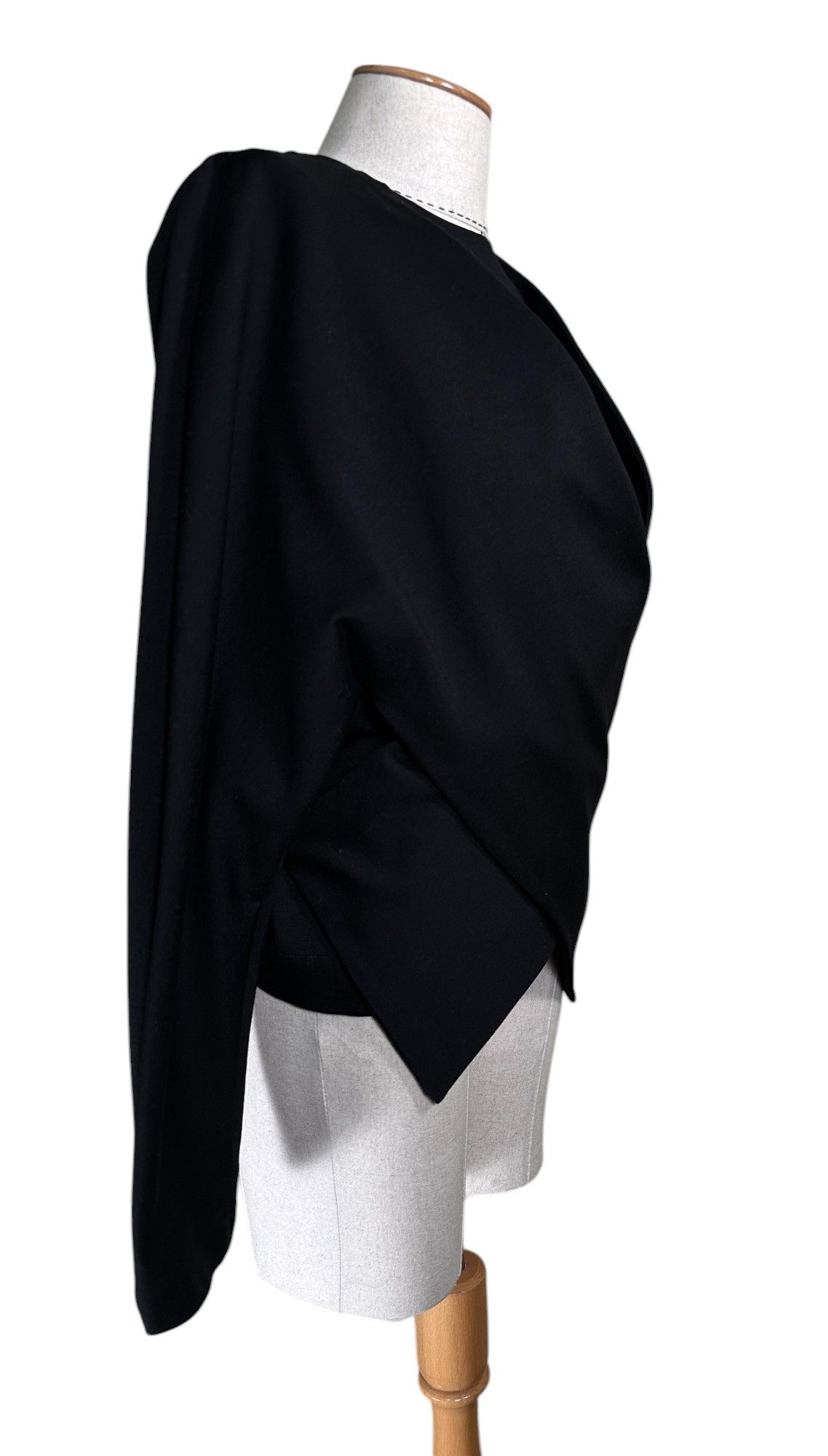 Henrik Vibskov Hazi Blouse Long Sleeve Top Black Size XS / US 0-2 / IT 36-38 - 3 Thumbnail