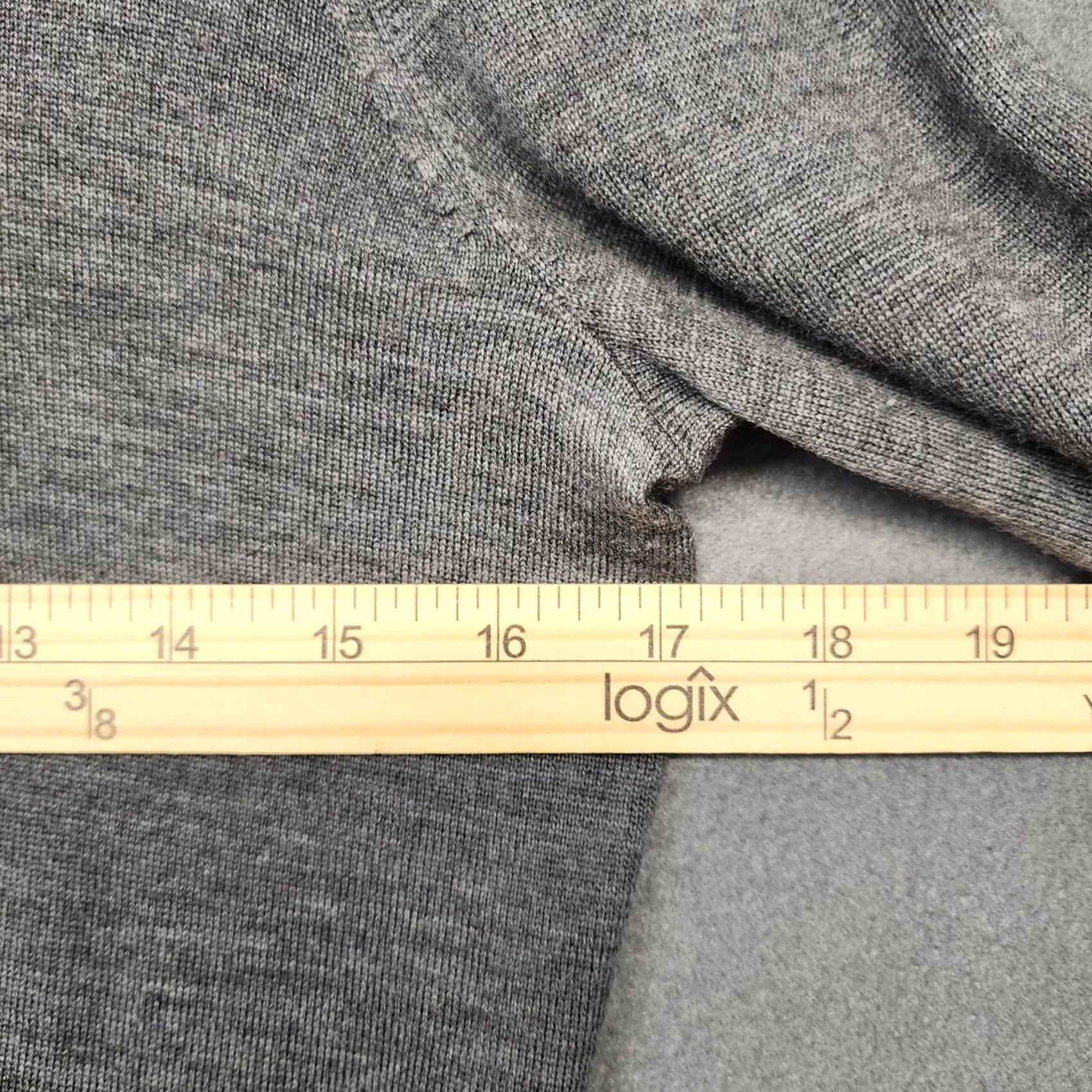 Charter Club Charter Club Sweater Womens Medium 100% Merino Wool Grey Long Sleeve Pullover Clothing Women Modern Luxury Top Size M / US 6-8 / IT 42-44 - 4 Thumbnail