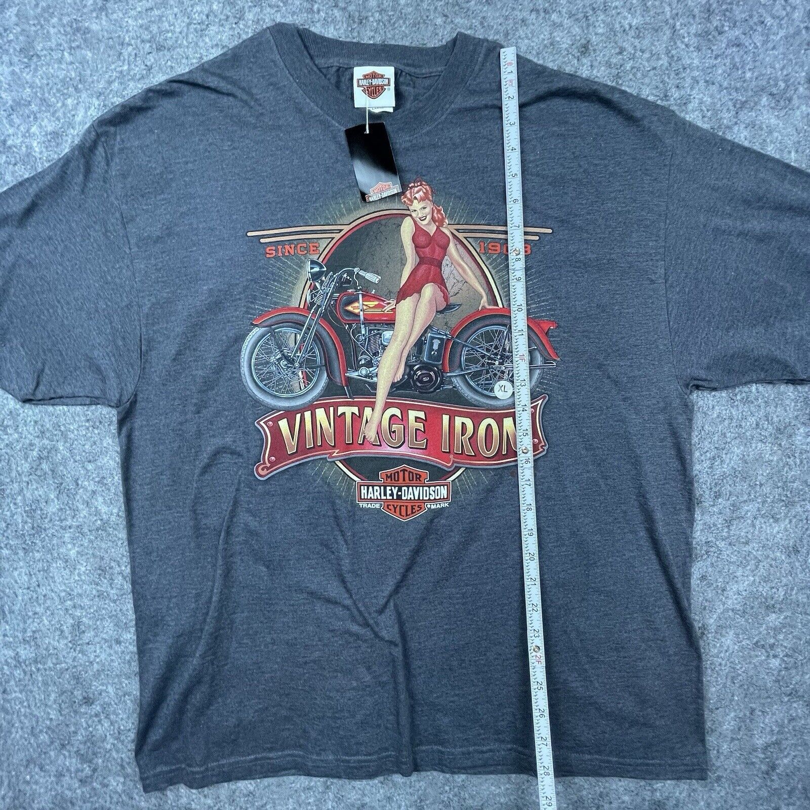 Harley Davidson Harley Davidson Shirt XL Pin-Up Girl Vintage Iron Las Vegas Size US XL / EU 56 / 4 - 6 Thumbnail