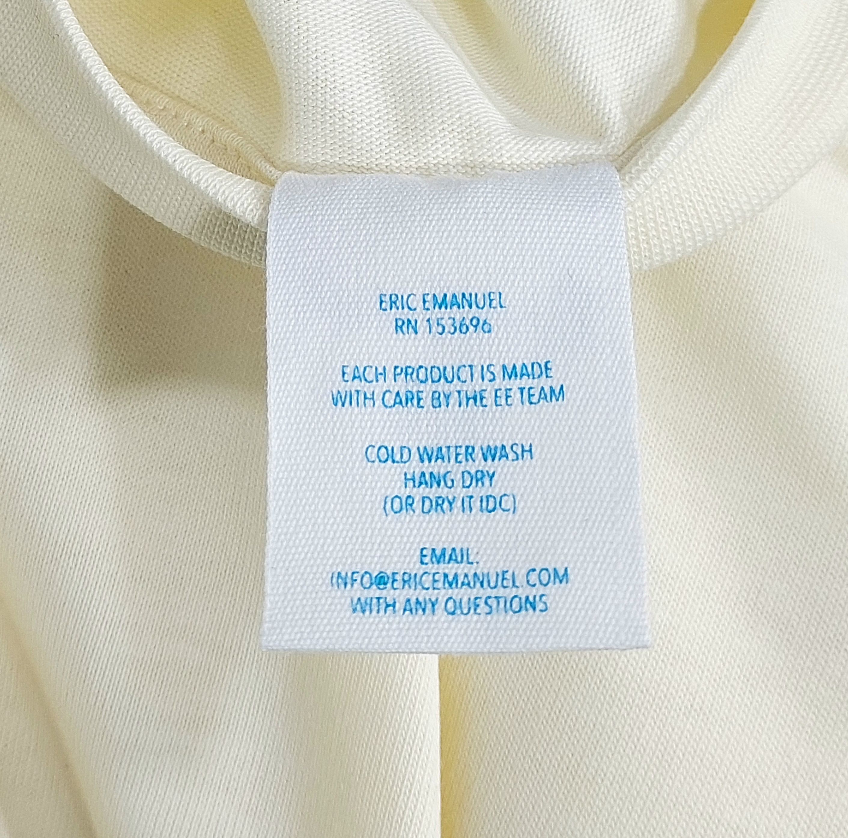 Eric Emanuel EE long sleeve tshirt - cream / white M Size US M / EU 48-50 / 2 - 4 Thumbnail