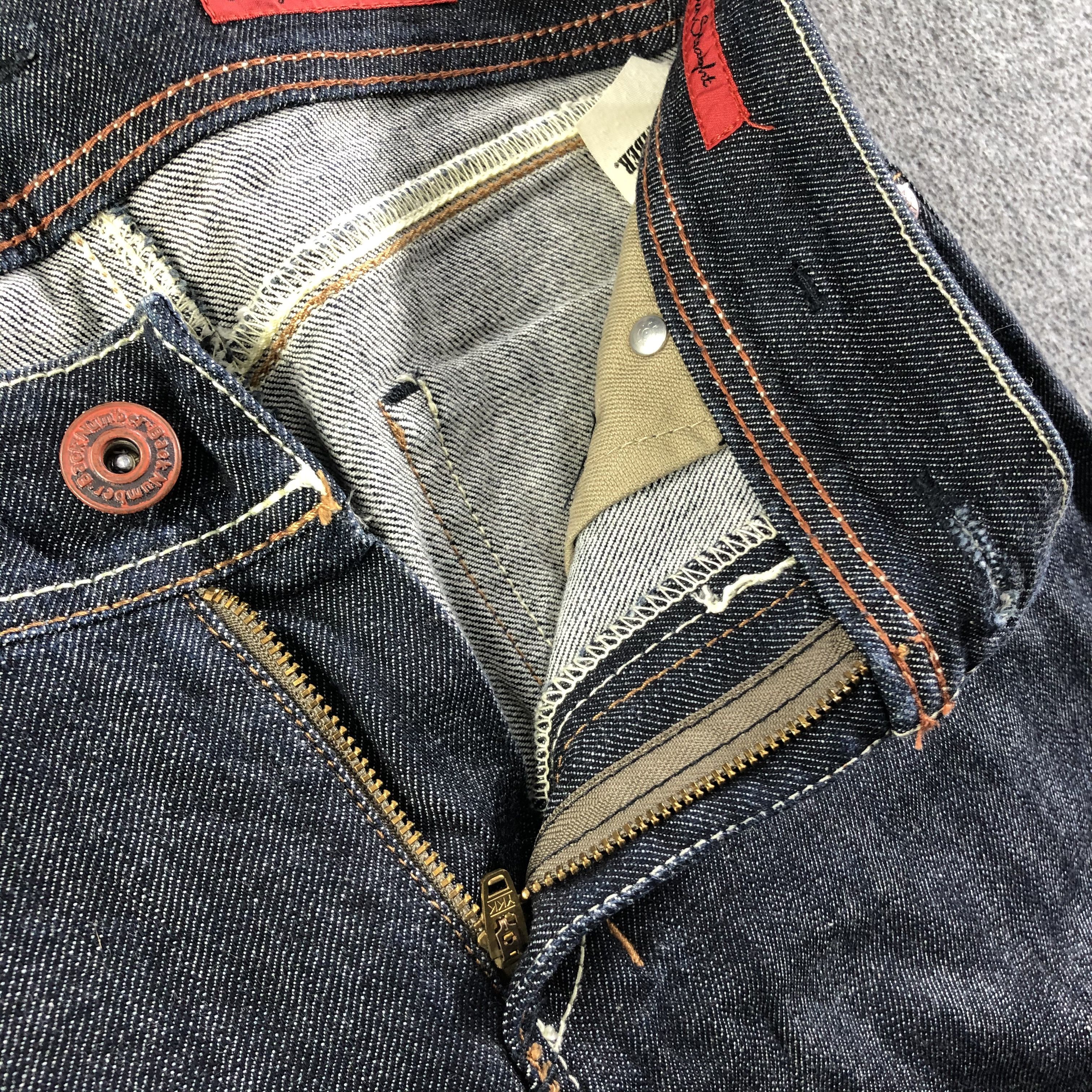 Japanese Brand Japanese Brand Back Number Redline Jeans-J2829 Size US 31 - 7 Thumbnail