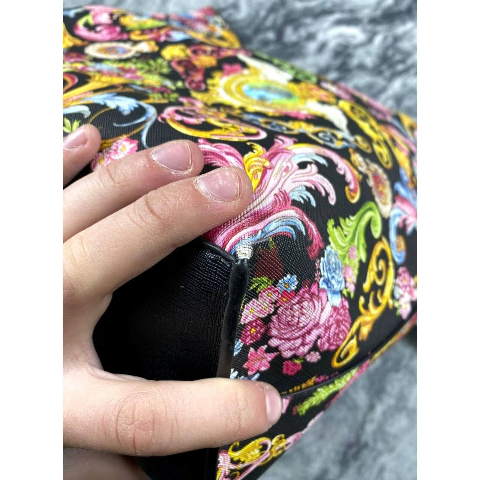 Versace Versace Jeans Couture Versailles Baroque Print Tote Bag Women Multicolor Size 36" / US 14 / IT 50 - 7 Thumbnail