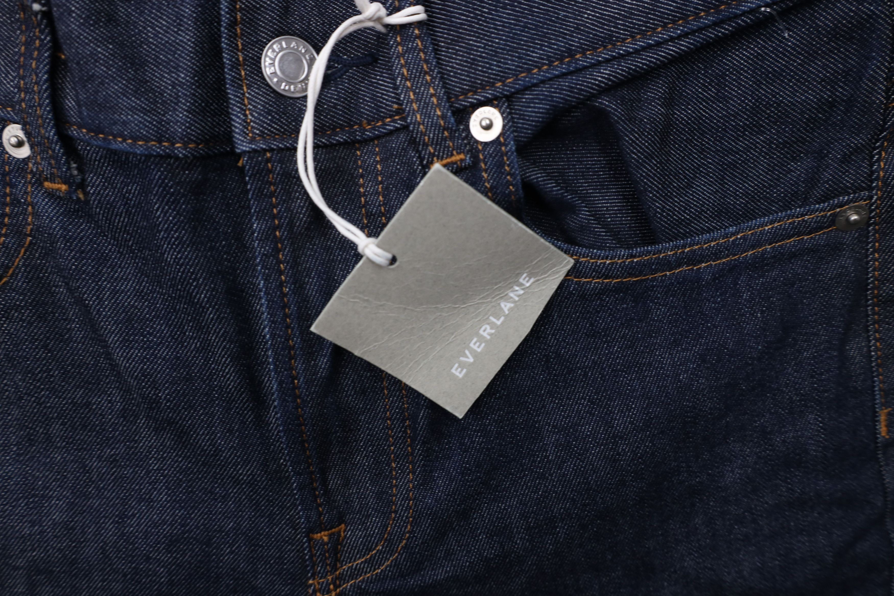 Everlane × Vintage New Everlane Skinny Fit Denim Jeans Indigo Blue Cotton Size US 28 / EU 44 - 5 Thumbnail