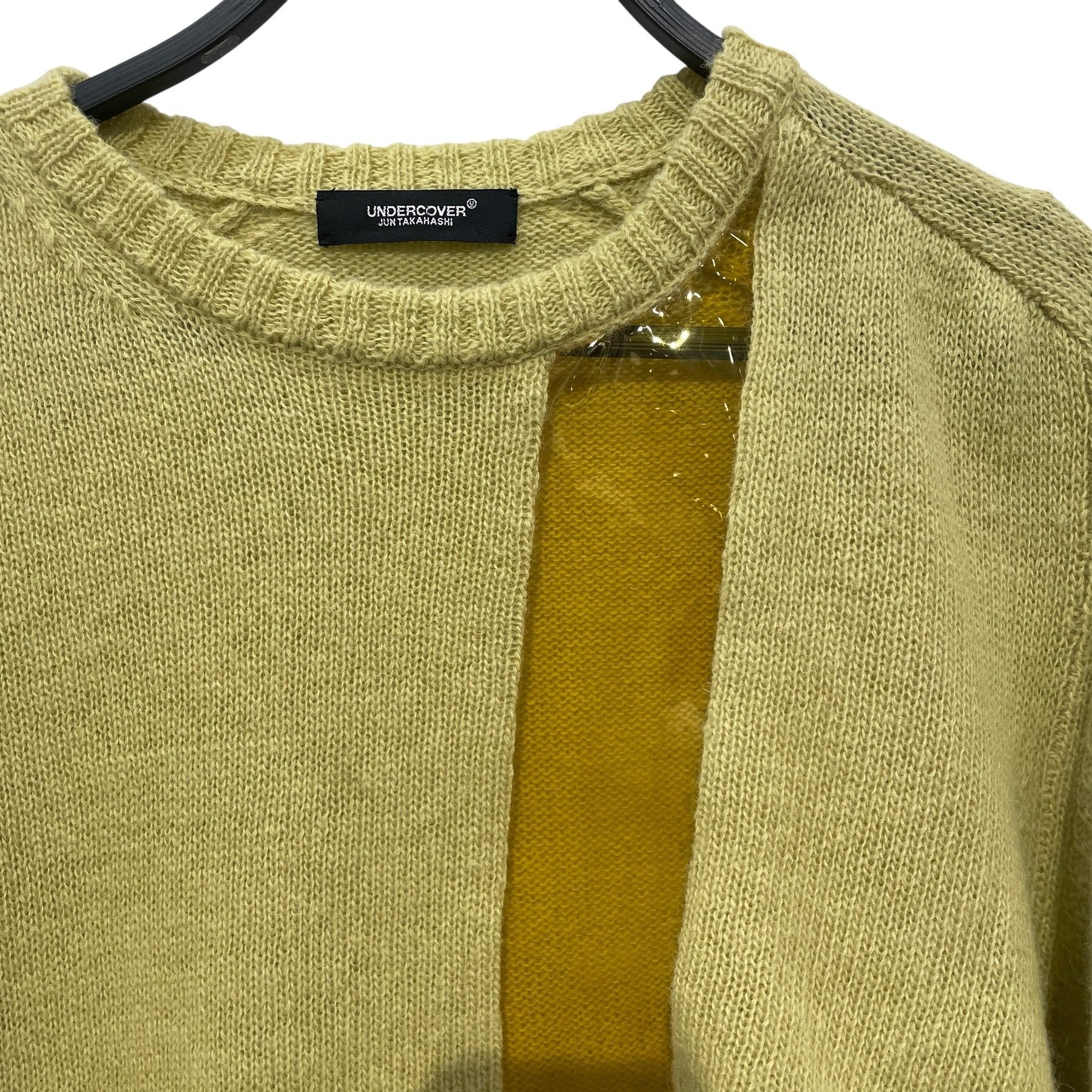 Undercover Clear Paneled Wool Knit Sweater Size US XXL / EU 58 / 5 - 5 Thumbnail