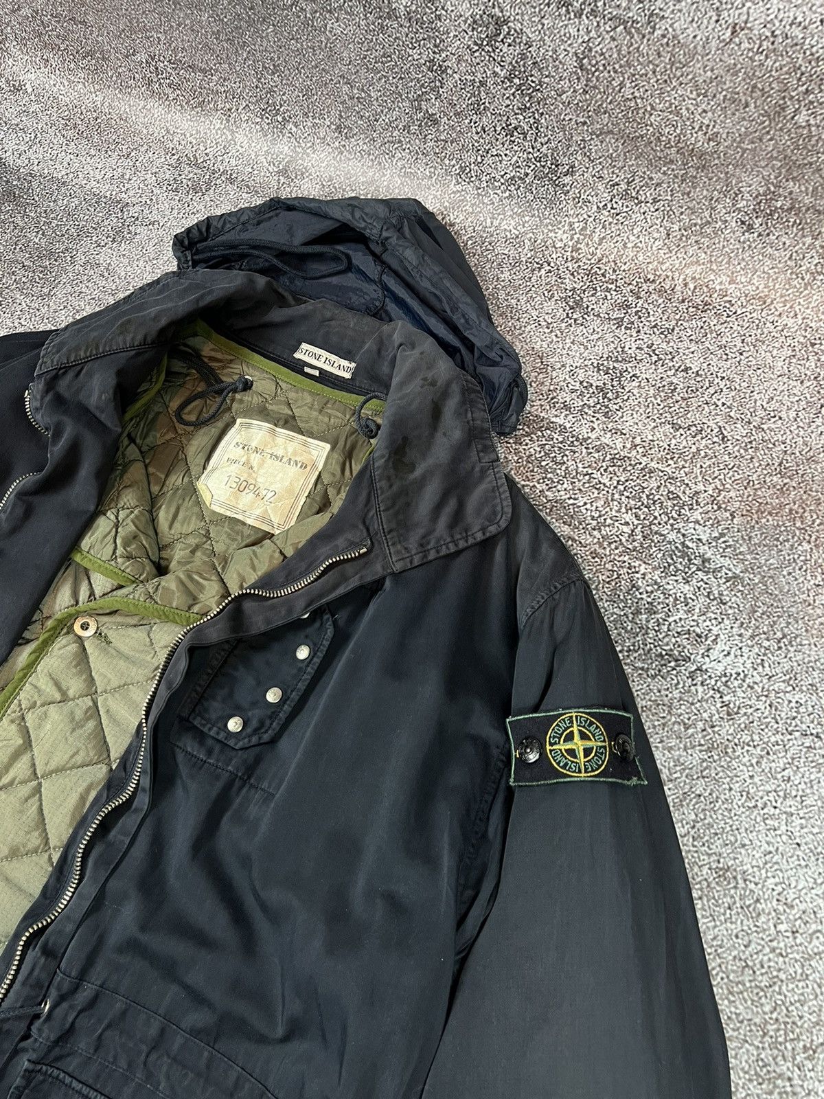 Stone Island × Vintage 80s Stone Island Royal Navy military layer field jacket ship Size US XL / EU 56 / 4 - 13 Thumbnail