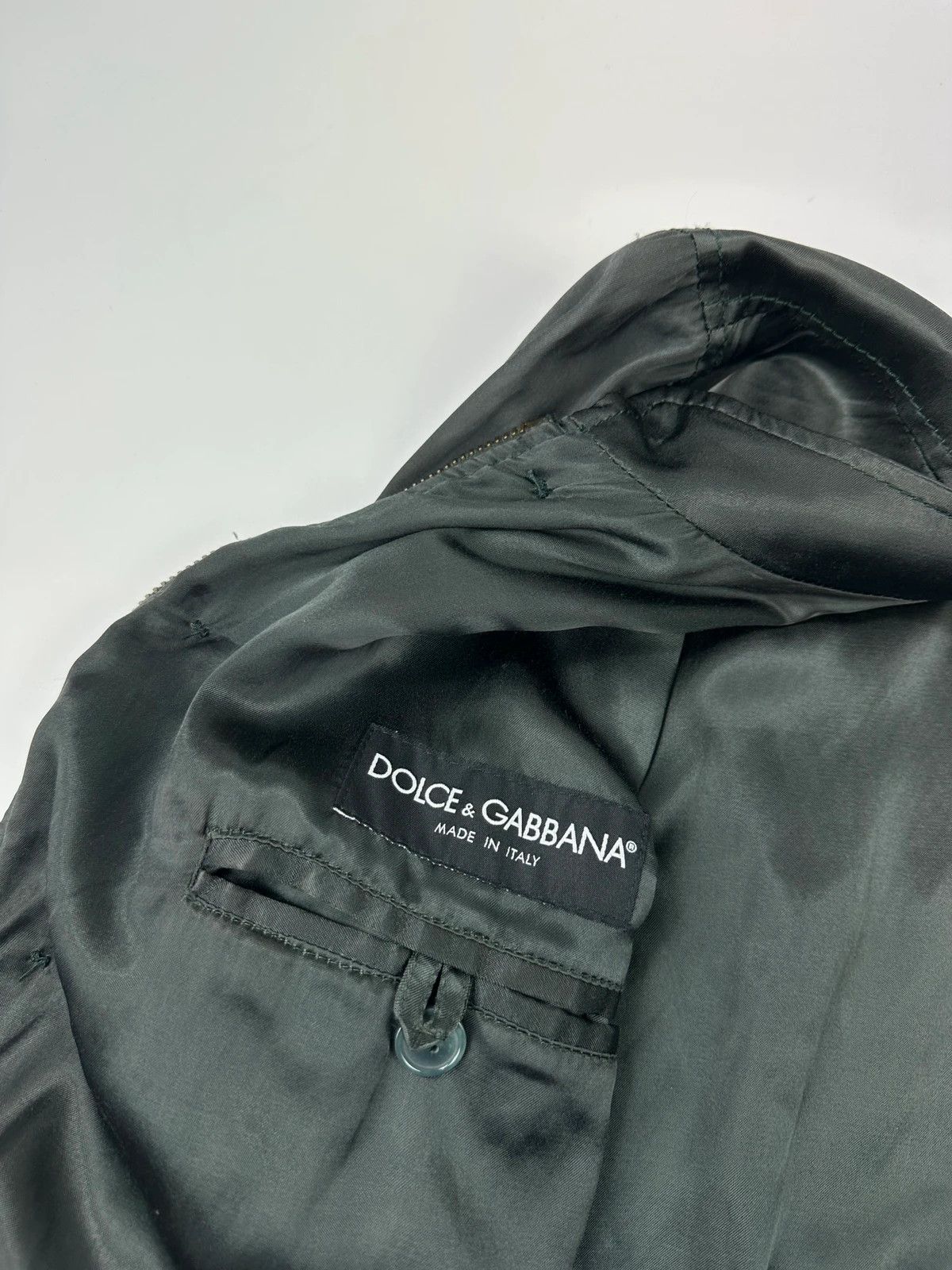 Dolce & Gabbana Dolce & Gabbana Super Light Dark Green Cargo Flight Jacket Size US S / EU 44-46 / 1 - 12 Thumbnail