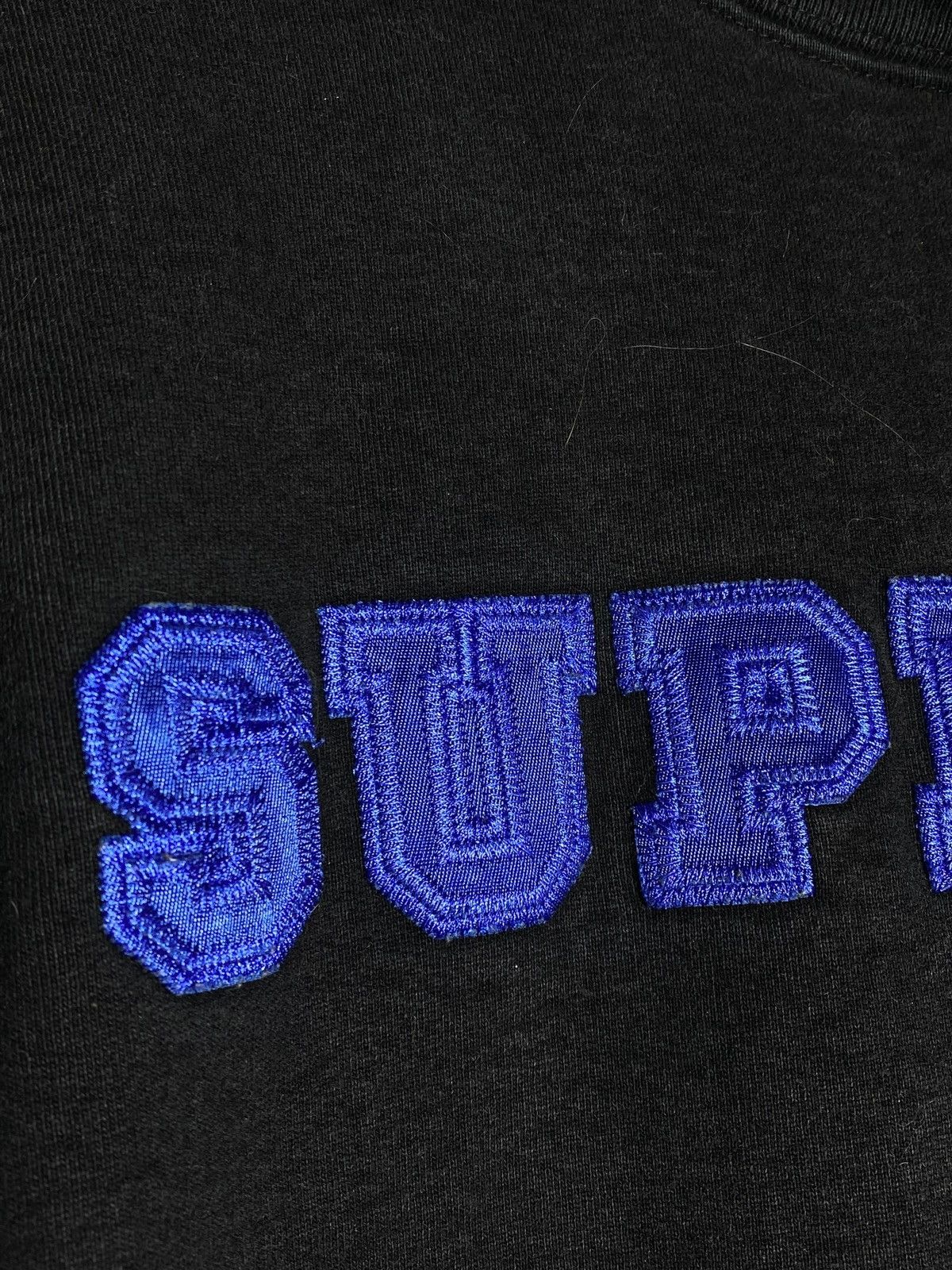 Supreme Supreme S/S 2014 Hooded Crewneck Pullover Black Distressed Size US L / EU 52-54 / 3 - 3 Thumbnail