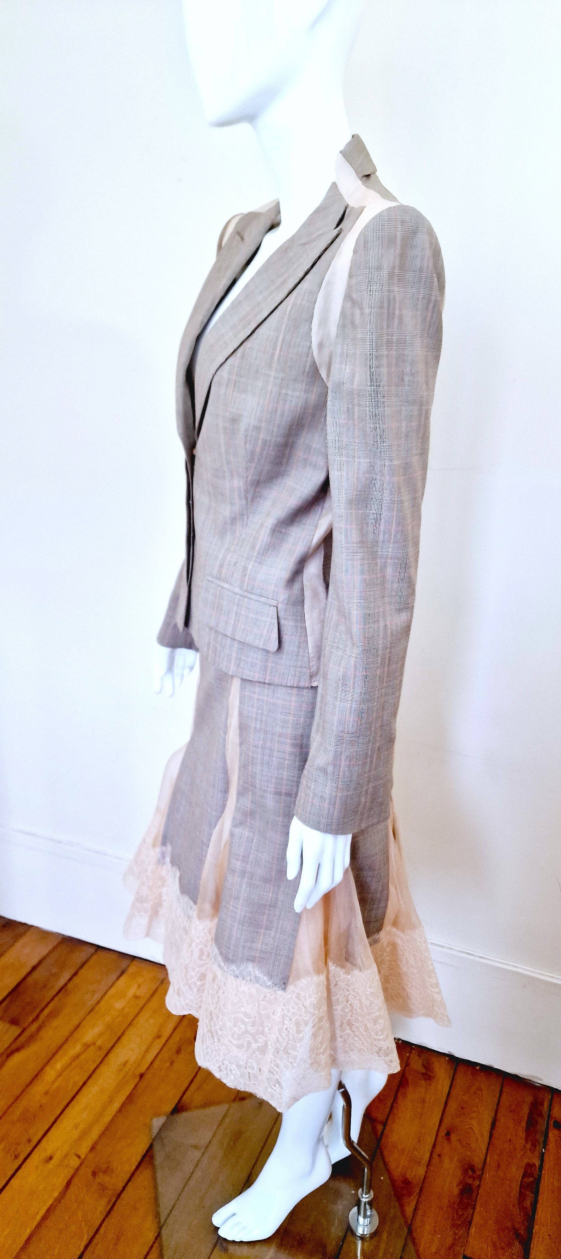 Alexander McQueen Alexander McQueen Deliverance 2004 Runway Couture Dress Suit Size L / US 10 / IT 46 - 12 Thumbnail