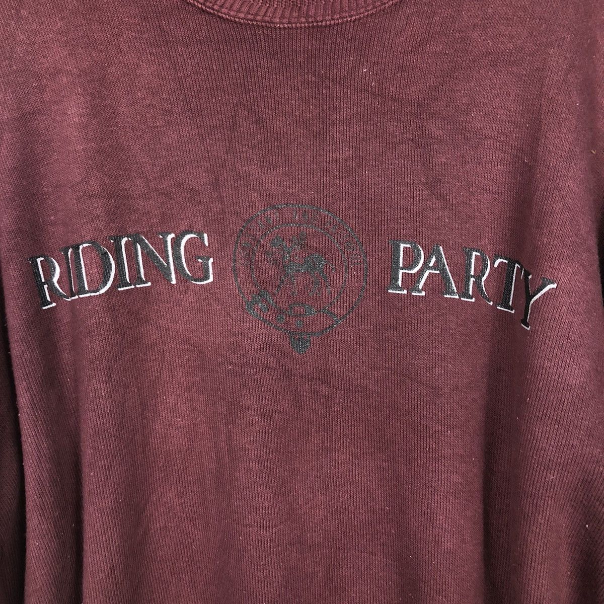 Japanese Brand 📌Vintage Sweatshirt Riding Party Big Logo Issey Miyake Size US L / EU 52-54 / 3 - 13 Thumbnail