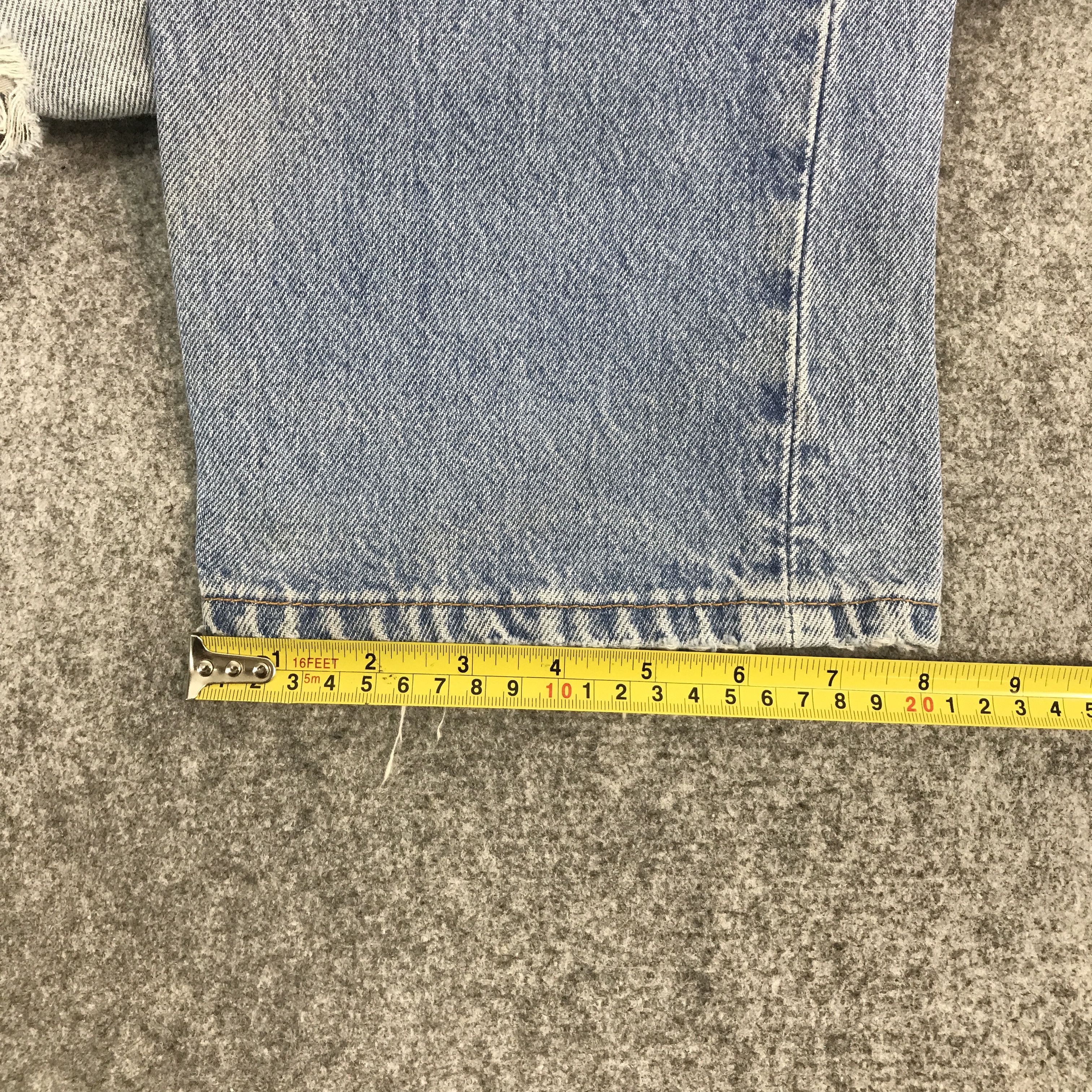 Levi's Vintage Clothing × Vintage LEVI'S 501 DISTRESSED PATCHWORK DENIM JEANS Size US 32 / EU 48 - 15 Thumbnail