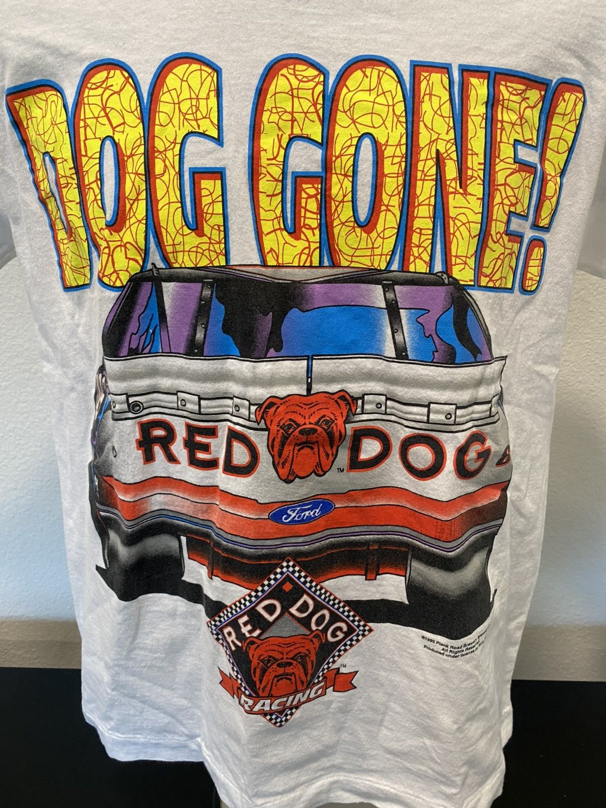 Vintage Ford red dog racing car shirt vintage 90s Size US M / EU 48-50 / 2 - 3 Thumbnail