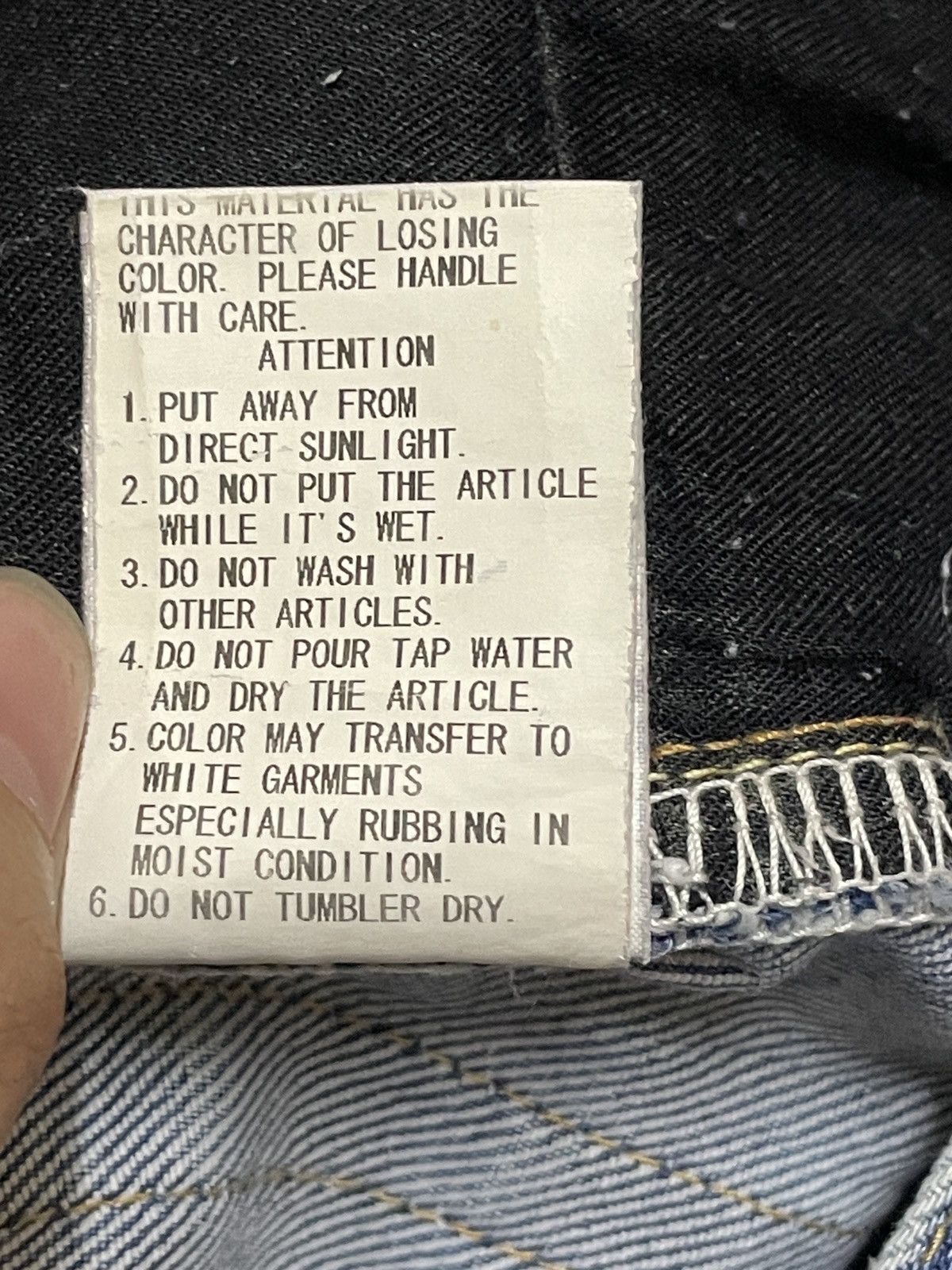 14th Addiction Very Rare Vintage Miharayasuhiro Distressed Jeans 2000s Size US 29 - 12 Thumbnail
