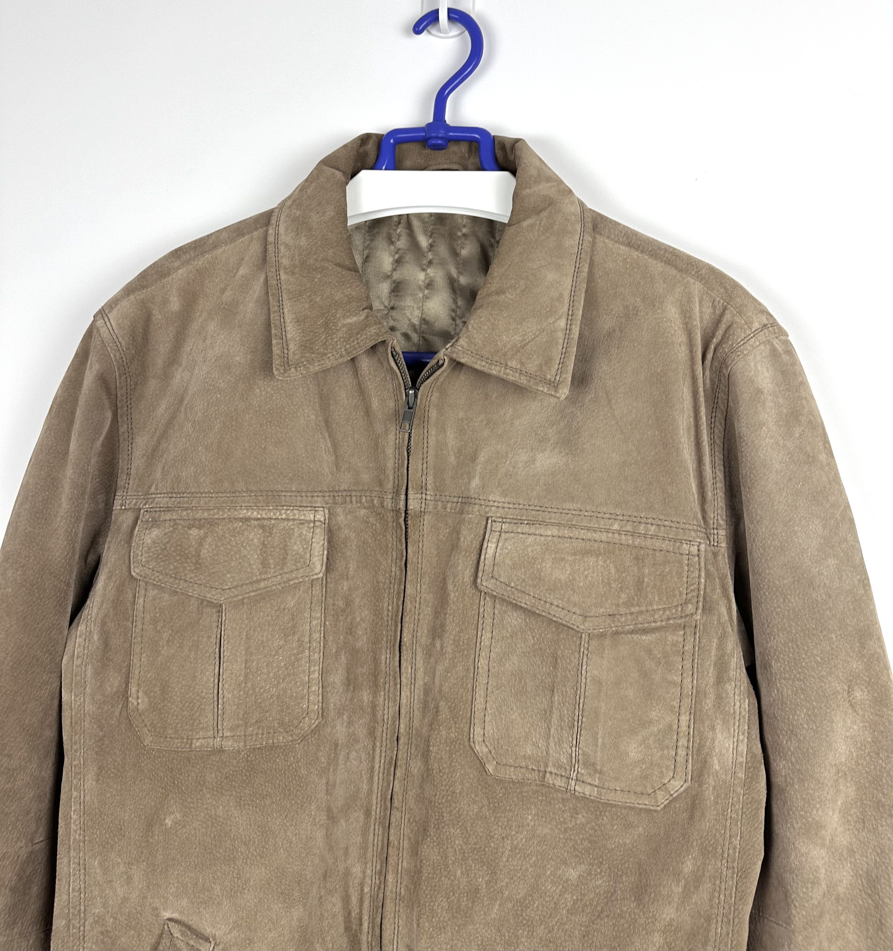 Vintage Vintage Avant Garde men biker boxy leather jacket Size US L / EU 52-54 / 3 - 2 Thumbnail