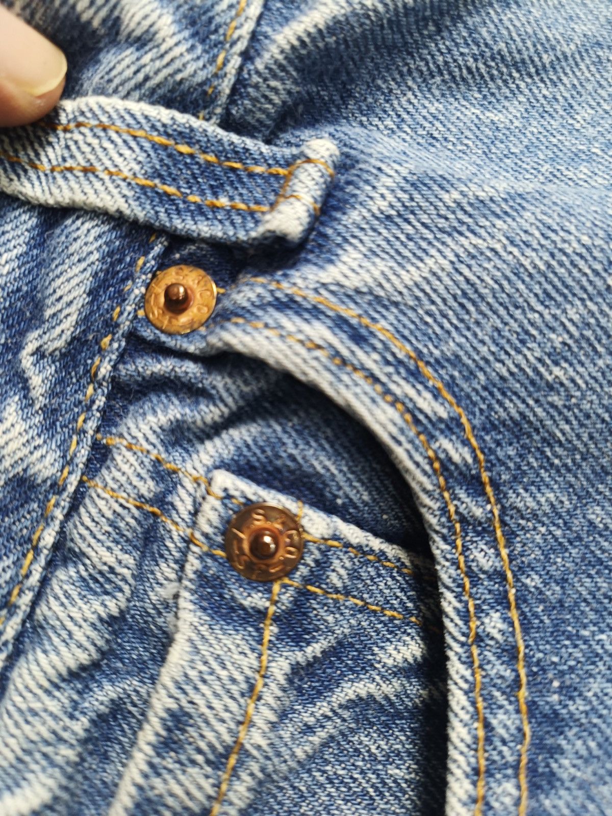 Japanese Brand × Jean × Vintage SUPERLOVERS jeans skull print Size US 32 / EU 48 - 6 Thumbnail